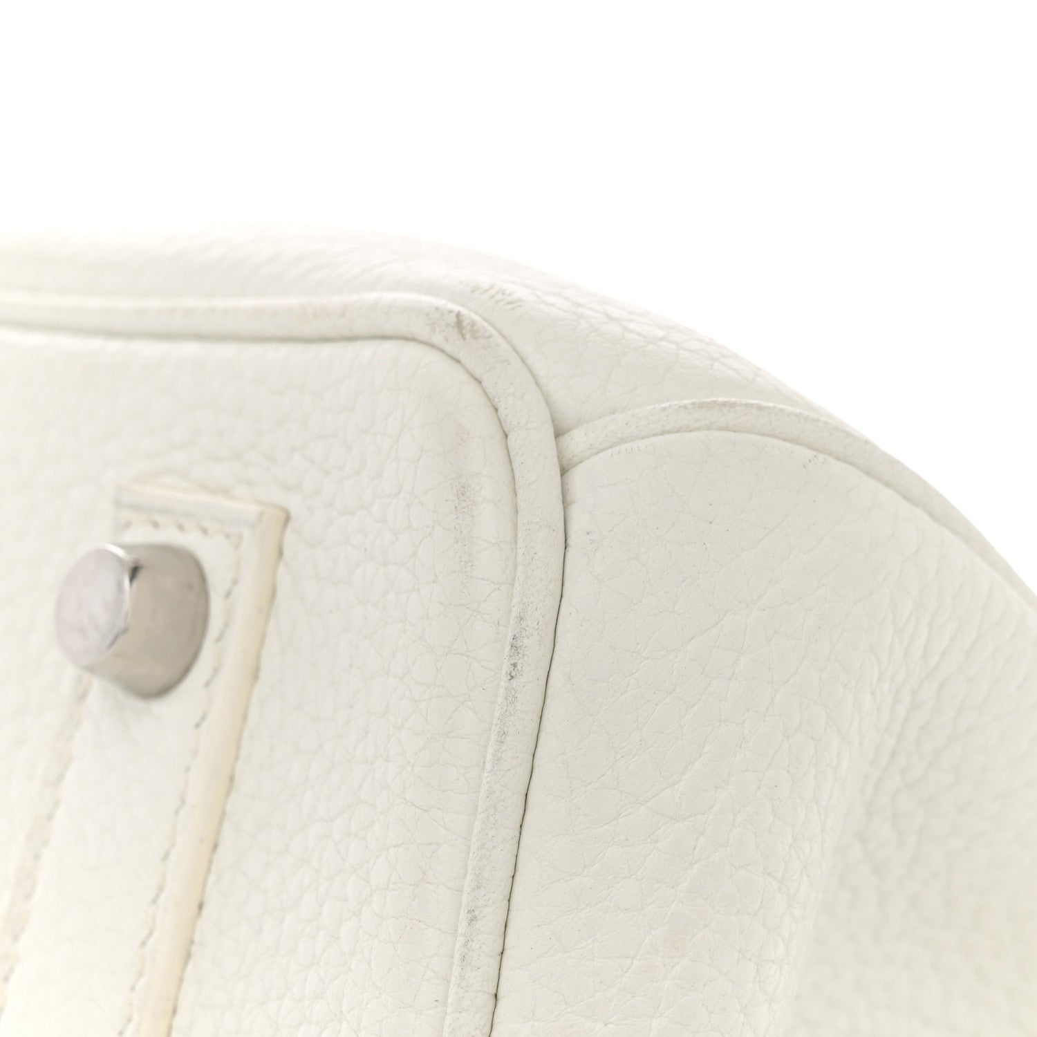 Hermes Taurillon Clemence Lizard Club Birkin 35 Blanc Gris Perle Sanguine 14 of 16