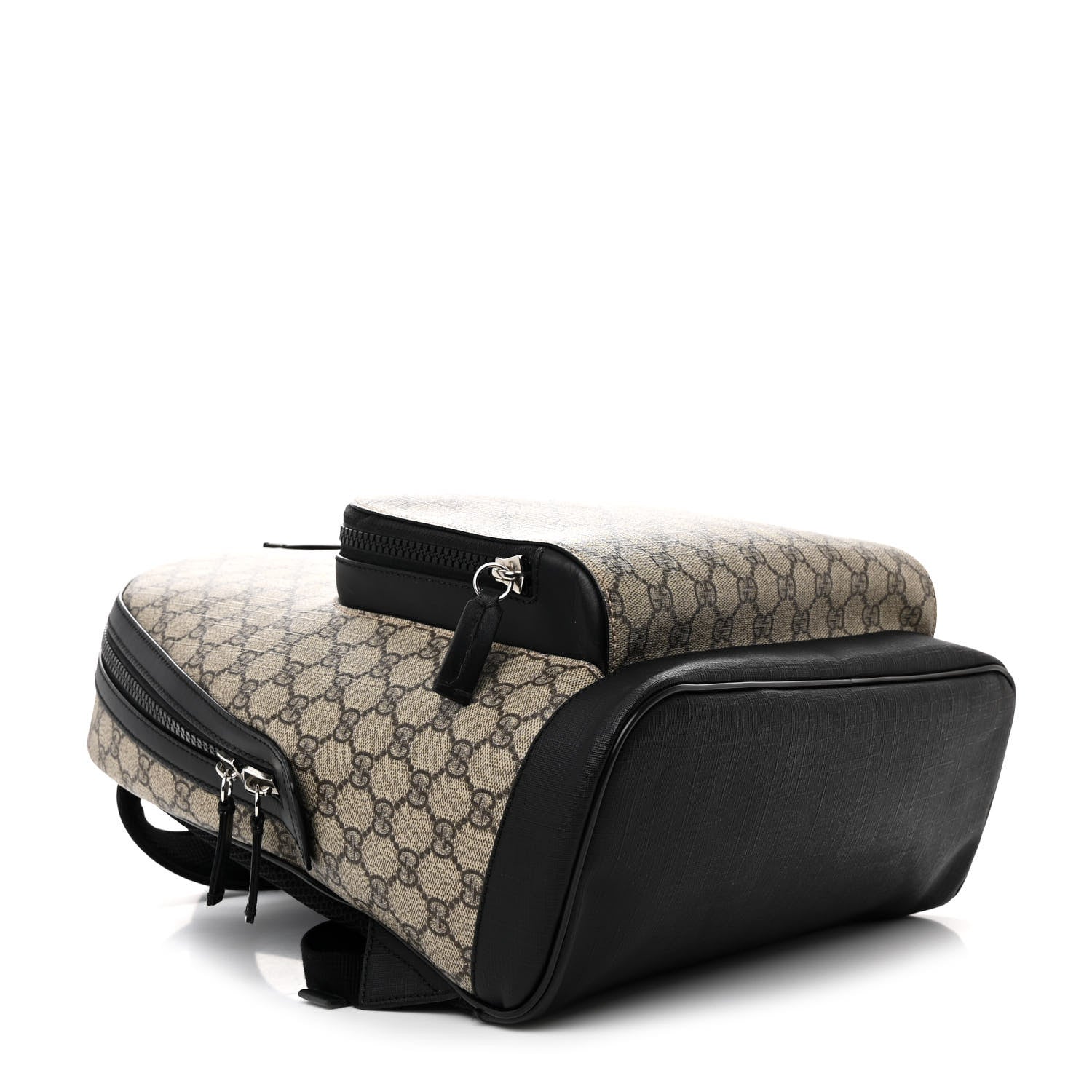 Gucci GG Supreme Monogram Medium Backpack Black 4 of 11
