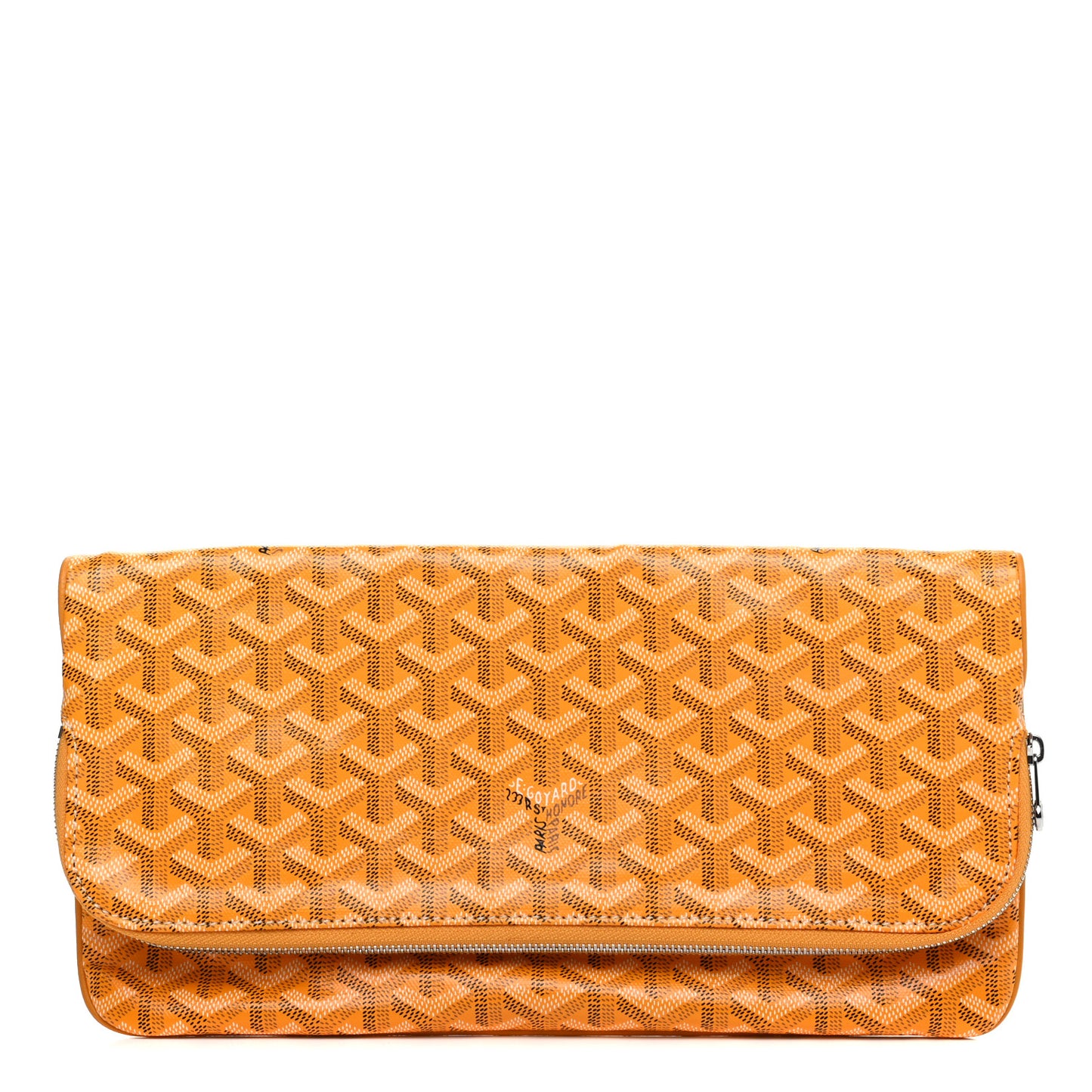 Goyardine Sainte Marie Soft Clutch Yellow