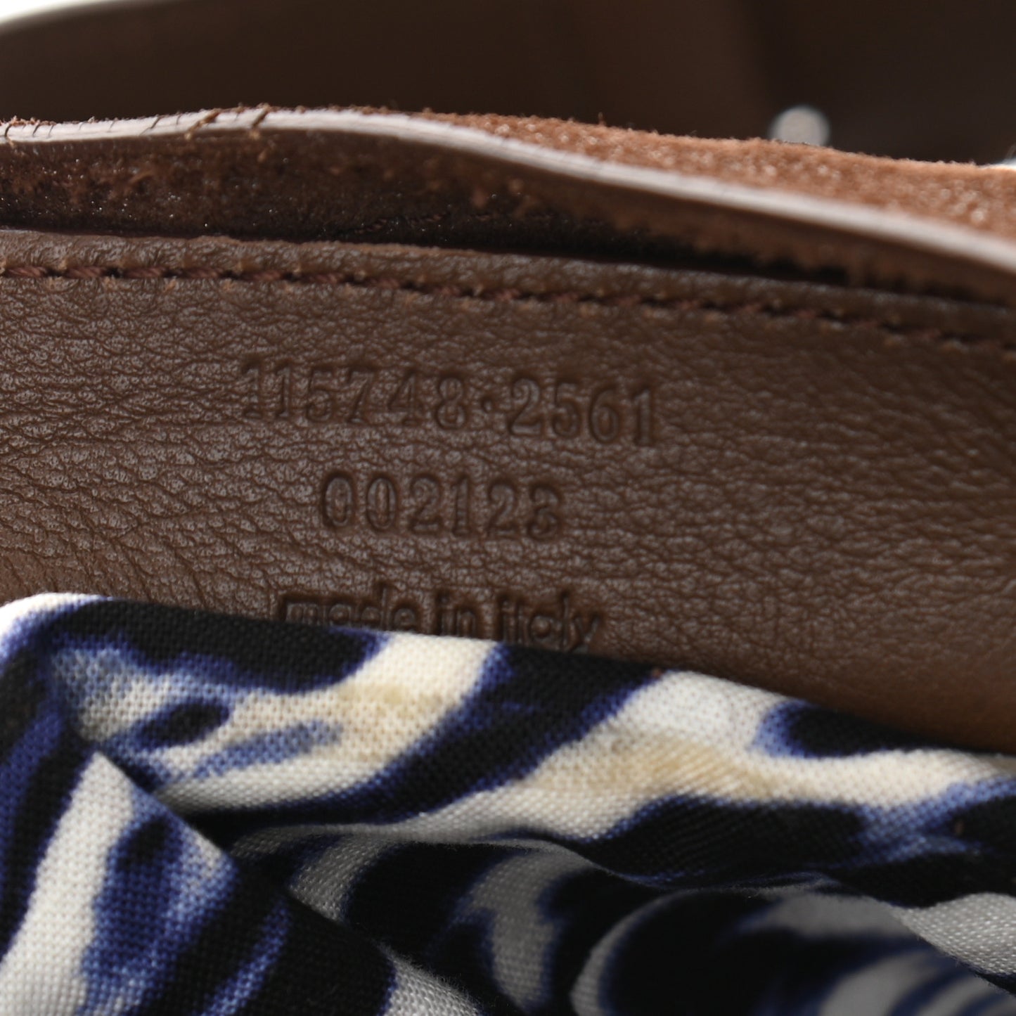 Metallic Craquele Calfskin Classic Hardware City Bronze