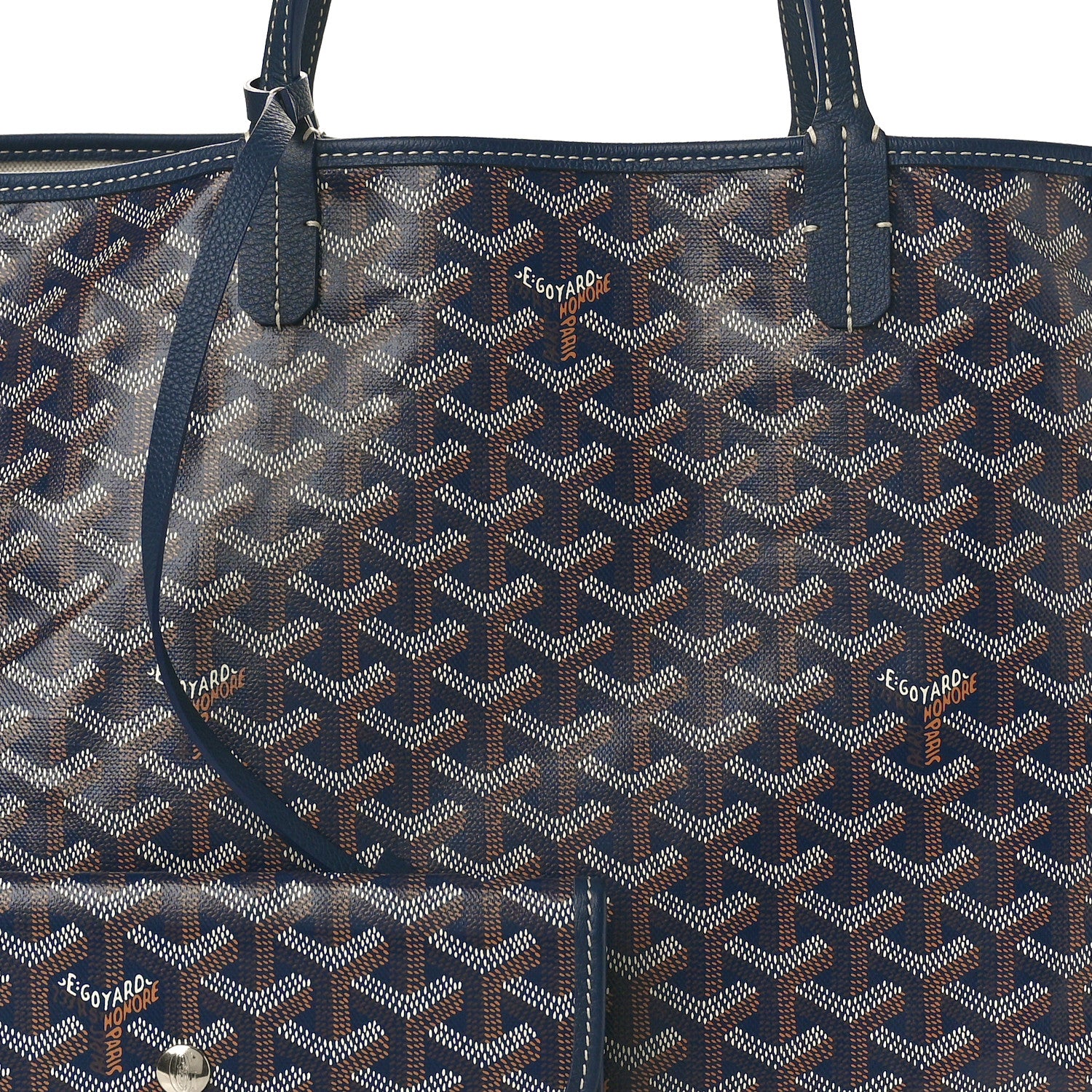 Goyard Goyardine Saint Louis PM Navy 9 of 11
