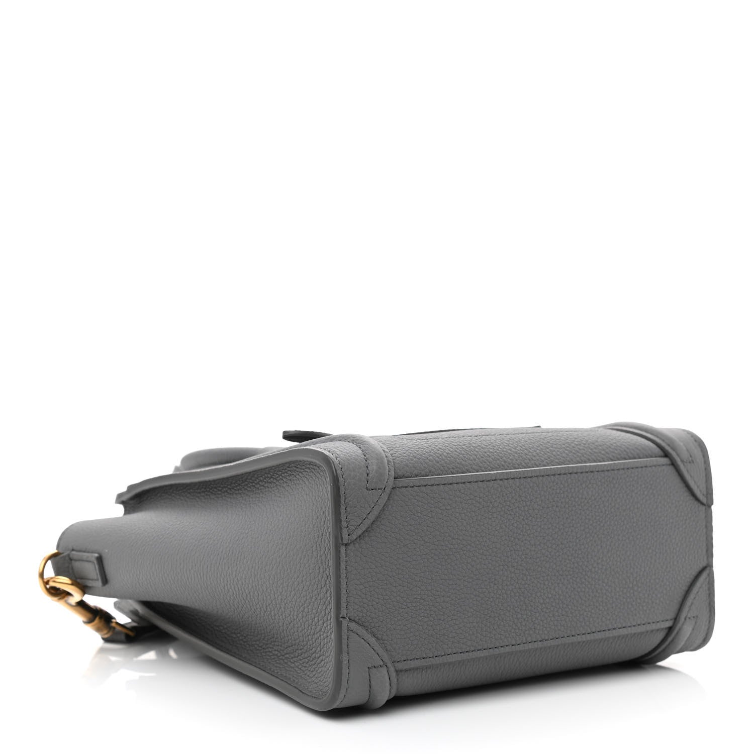 Celine Baby Drummed Calfskin Nano Luggage Kohl 4 of 10