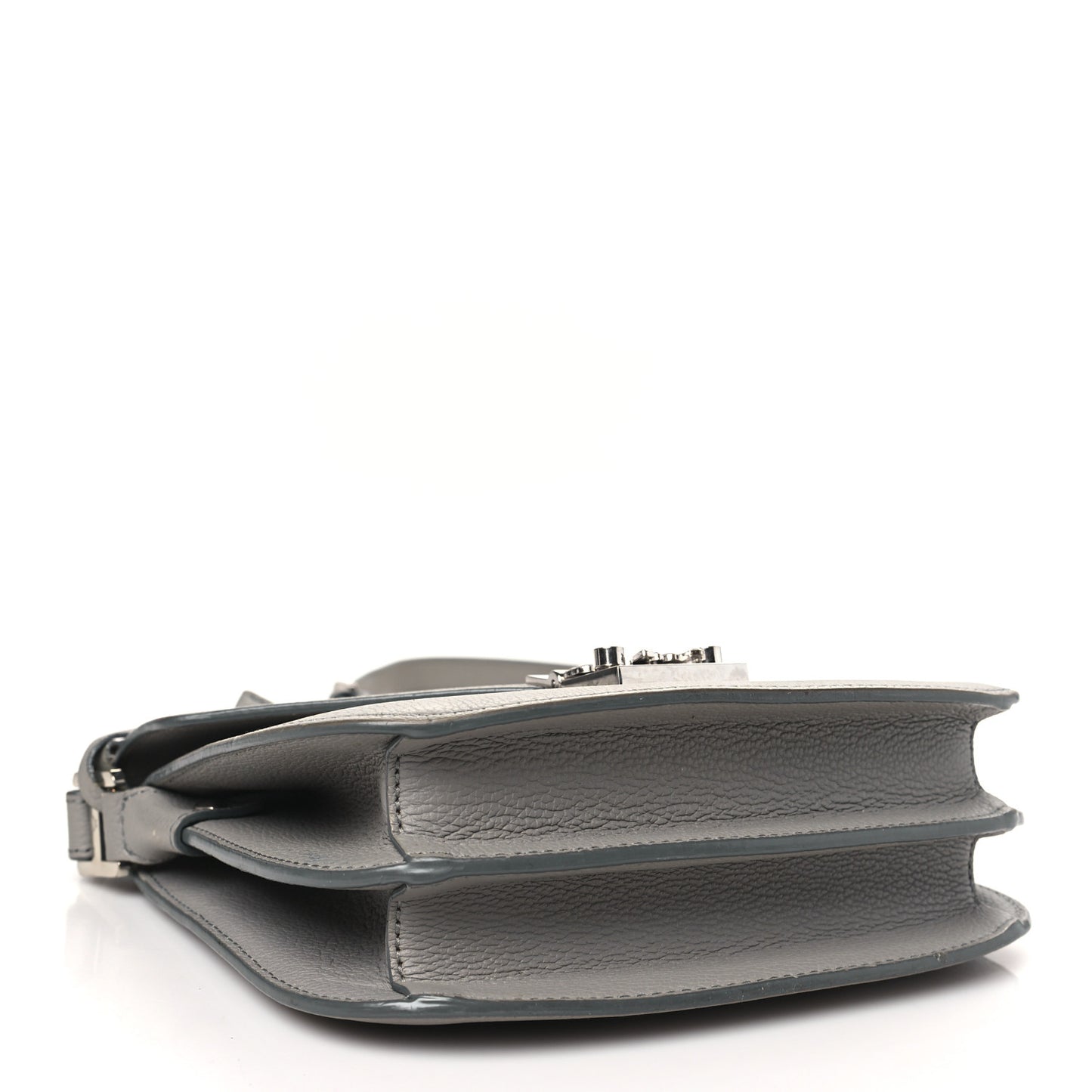 Grained Calfskin Patricia Park Avenue Crossbody Bag Arch Grey