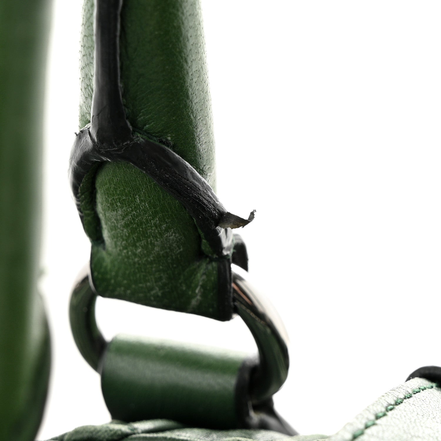 Prada Nappa Gaufre Double Zip Tote Green 11 of 17