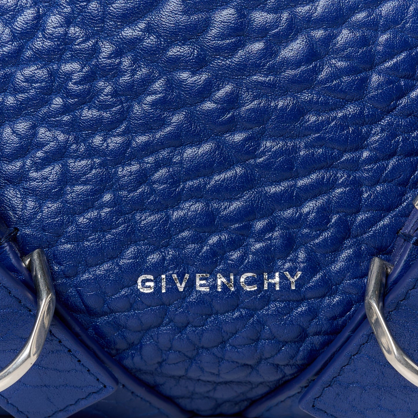 Calfskin Small Voyou Bag Saphir Blue