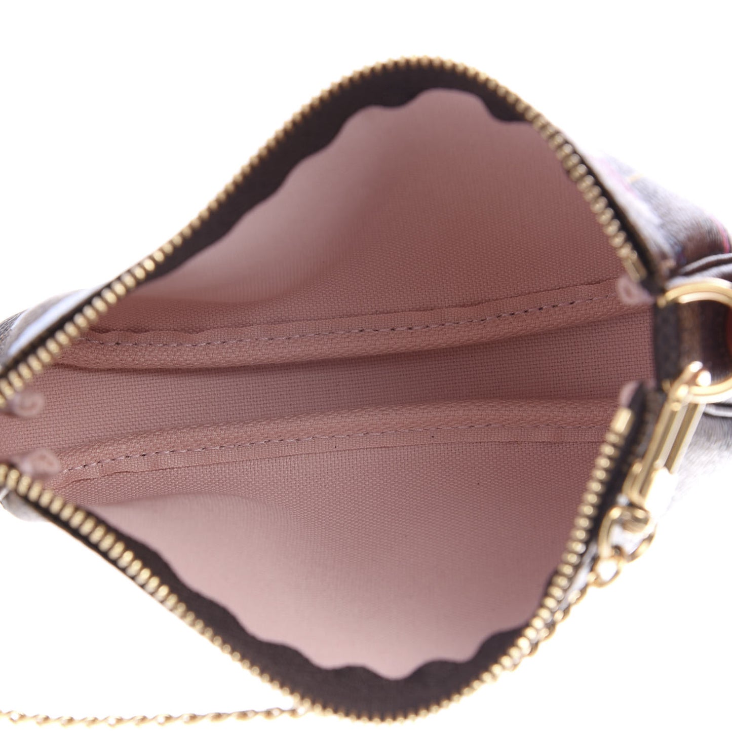Damier Ebene 2020 Christmas Animation Big Wheel Mini Pochette Accessories Rose Ballerine