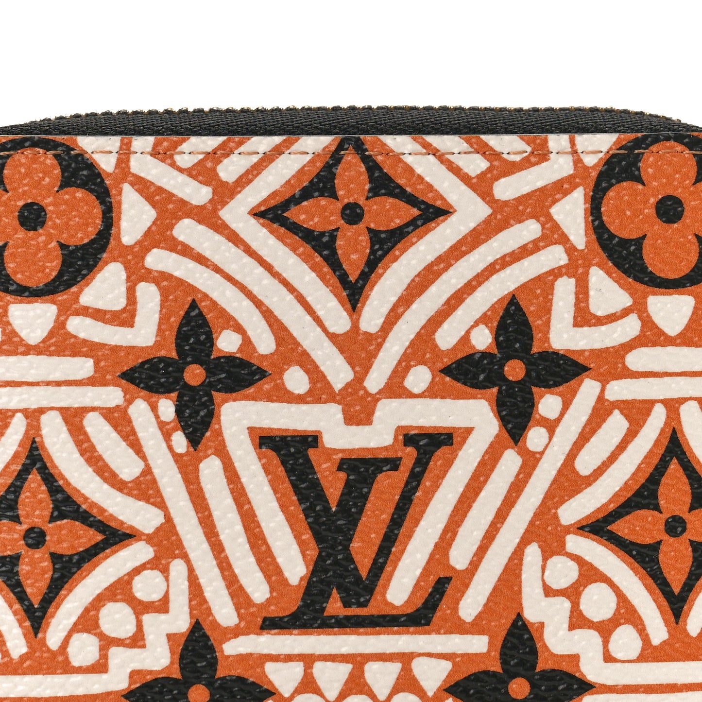 LOUIS VUITTON Monogram Giant Crafty Zippy Coin Purse Creme Caramel