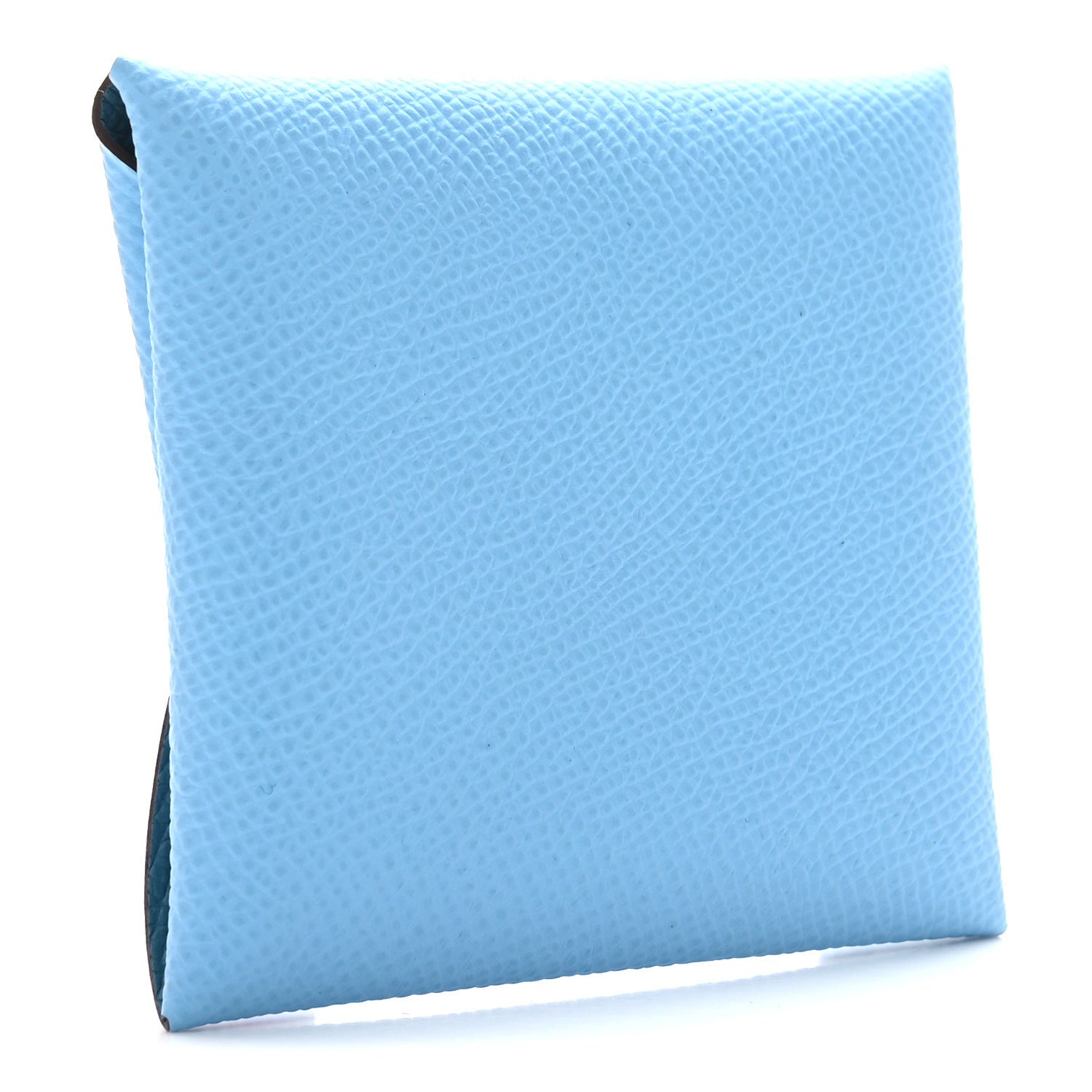 Hermes Epsom Horseshoe Bastia Coin Purse Celeste New Bleu Jean 3 of 7