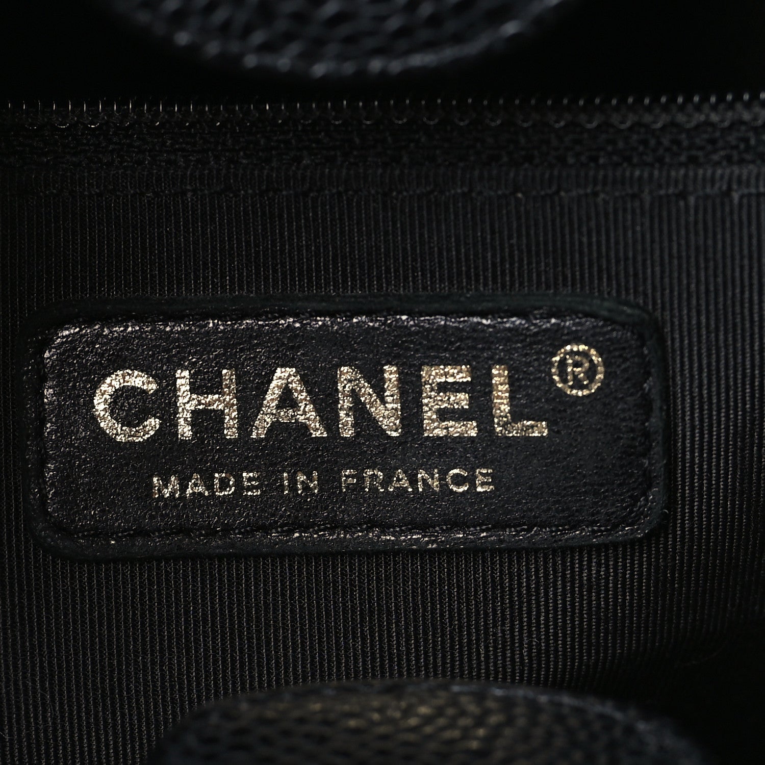 Chanel Caviar Quilted Petit Shopping Tote PST Black 6 of 10