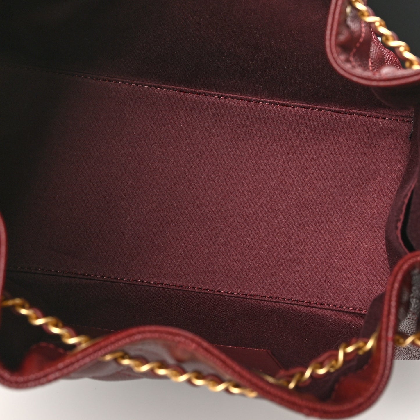 Caviar Quilted Small Chanel 25 Handbag Burgundy