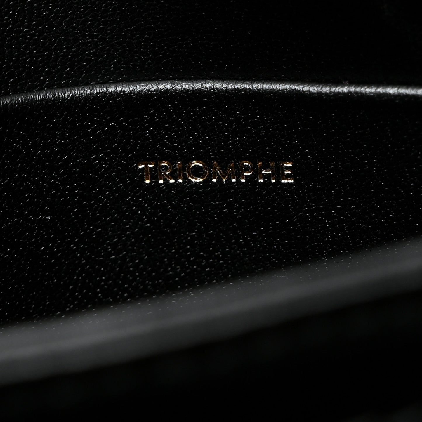 Shiny Calfskin Teen Triomphe Black