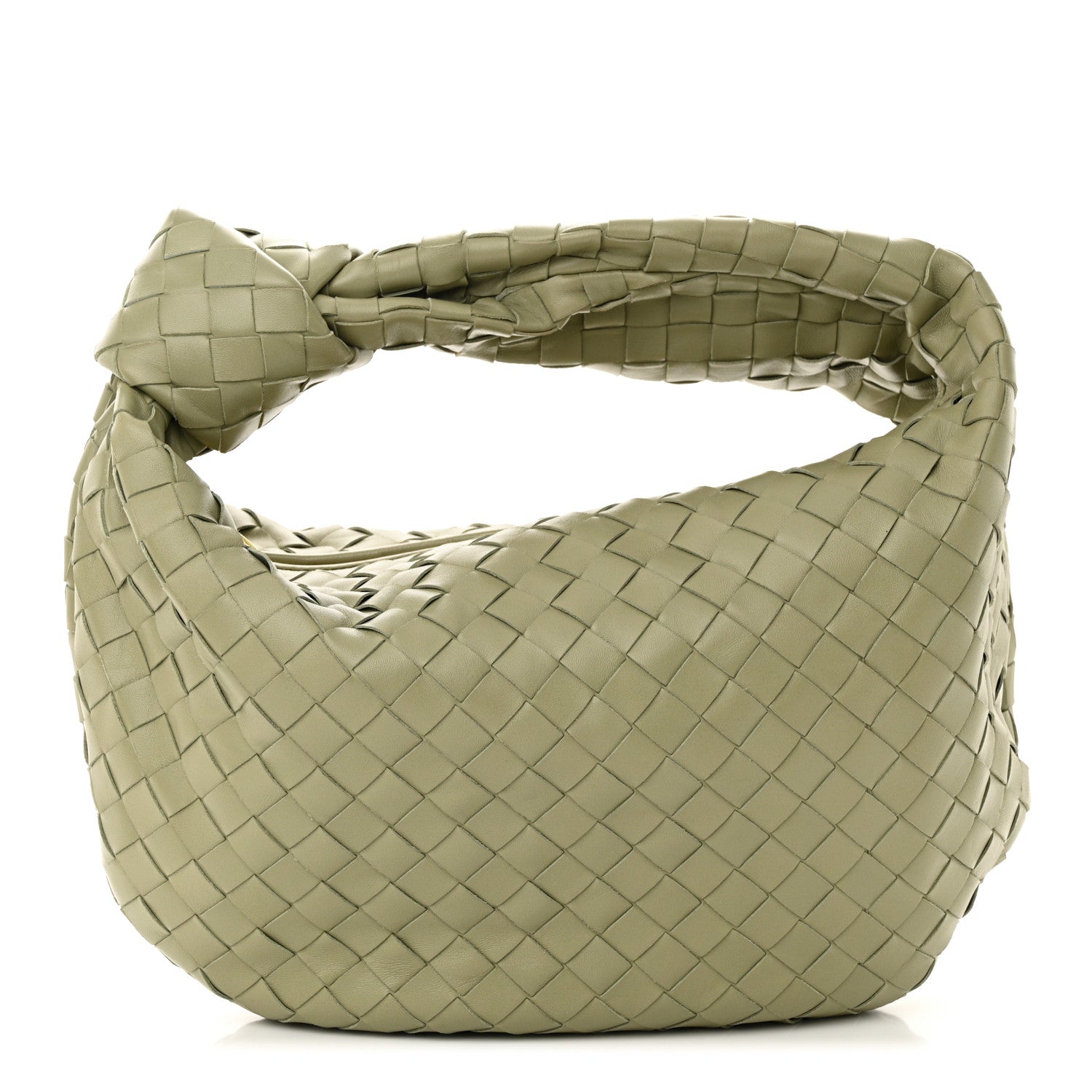 Bottega Veneta Nappa Intrecciato Teen Jodie Hobo Travertine 1 of 11