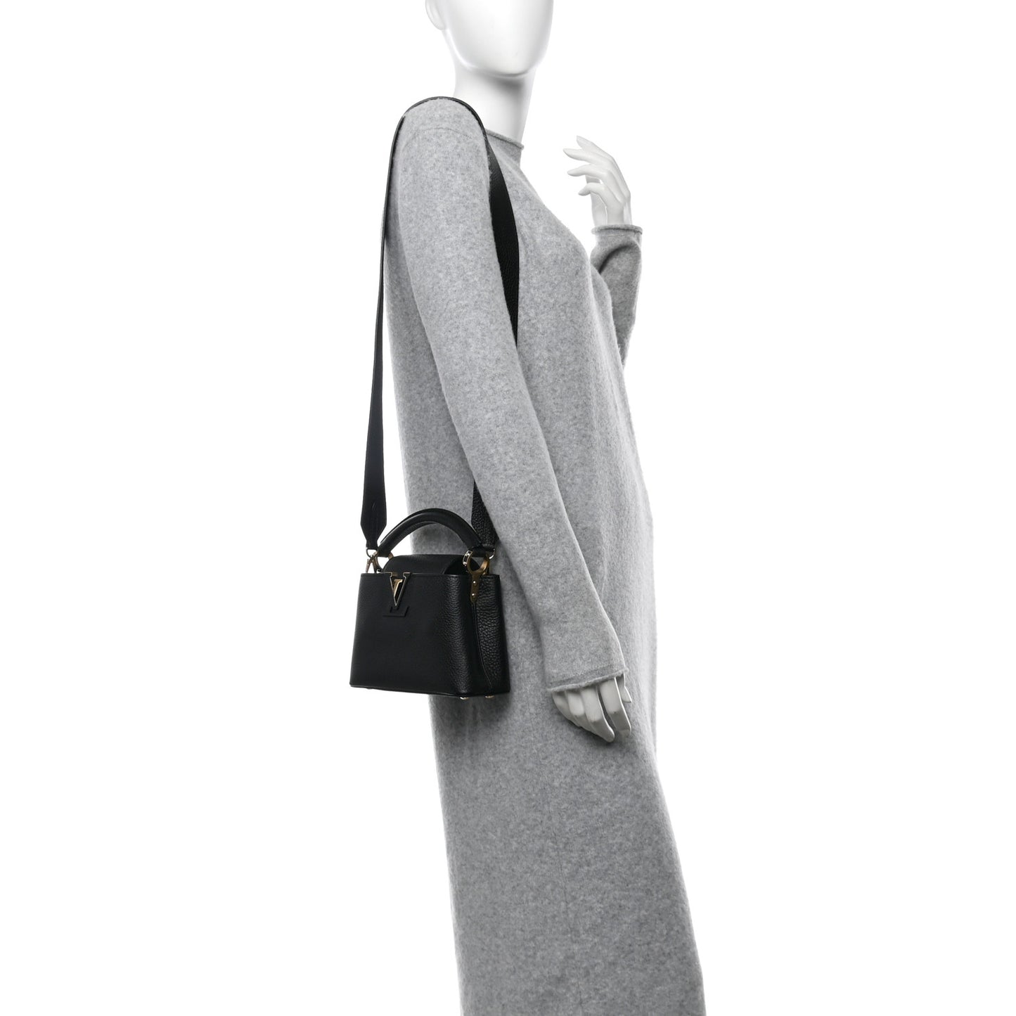 Taurillon Mini Capucines Black