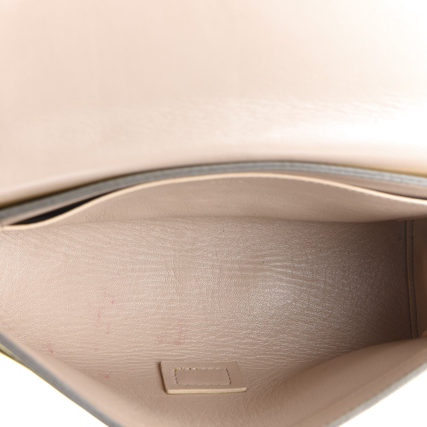 Nappa Medium Elle Chain Clutch Yellow