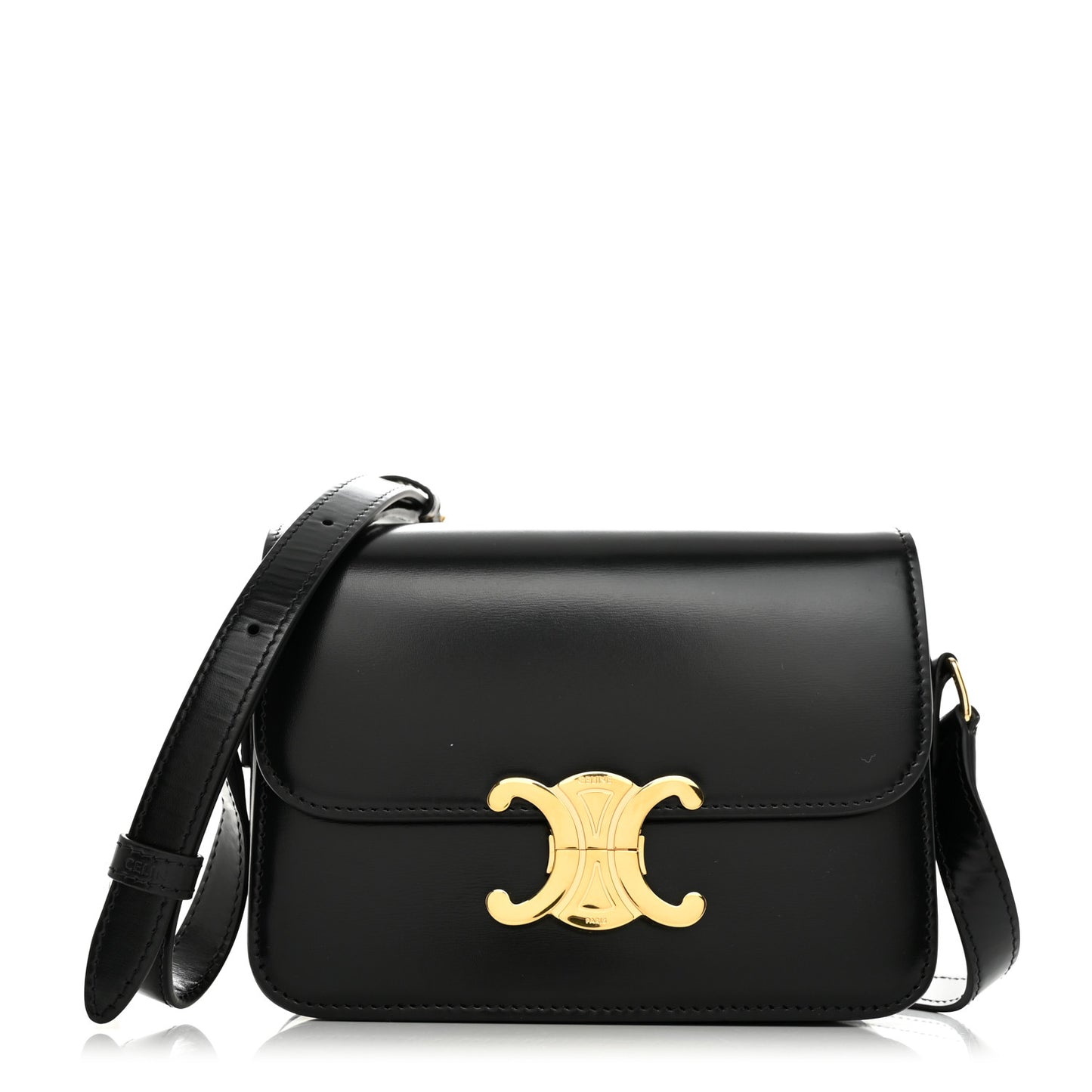 Shiny Calfskin Teen Triomphe Black