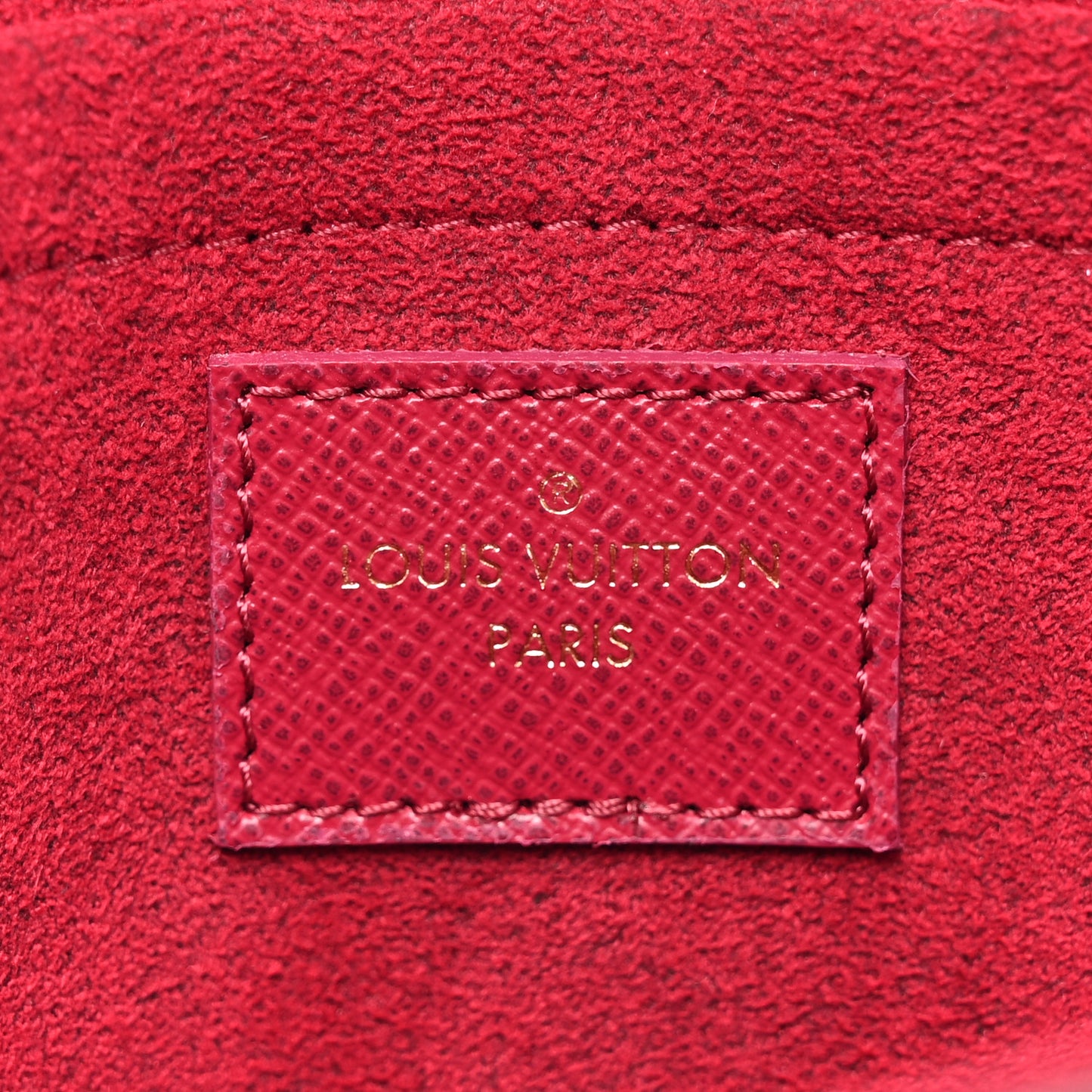 Monogram Pochette Felicie Chain Wallet Fuchsia