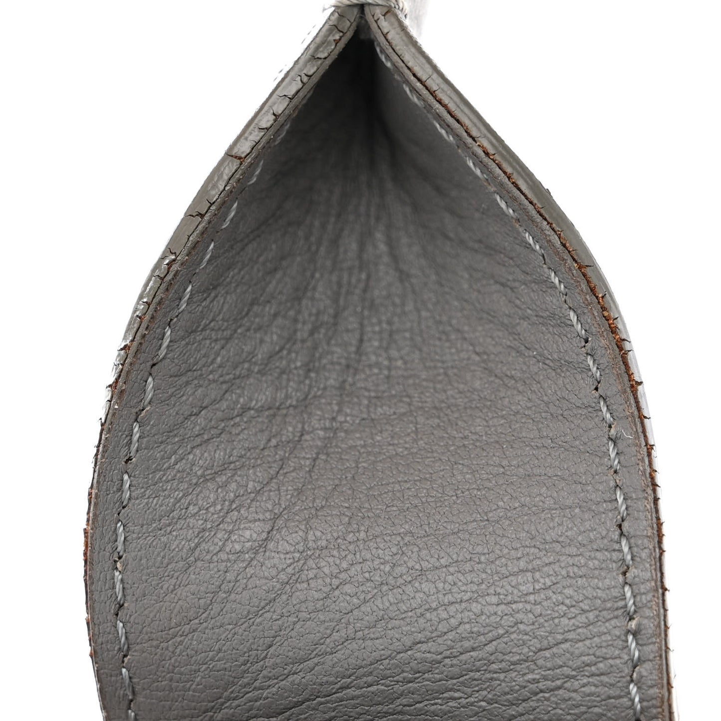 Woven Straw Large Deauville Tote Grey