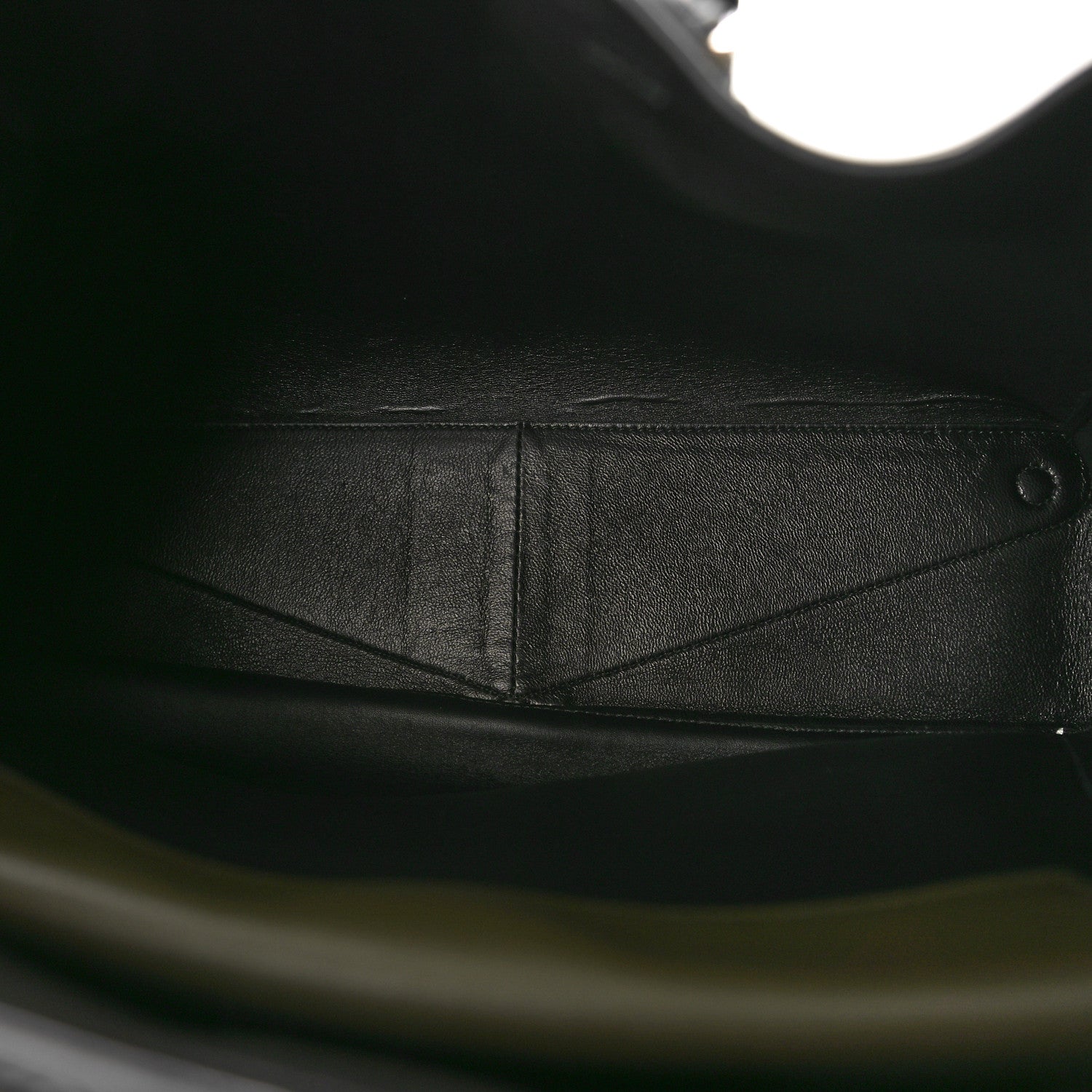 Prada City Calf Double Bag Black Green 5 of 9