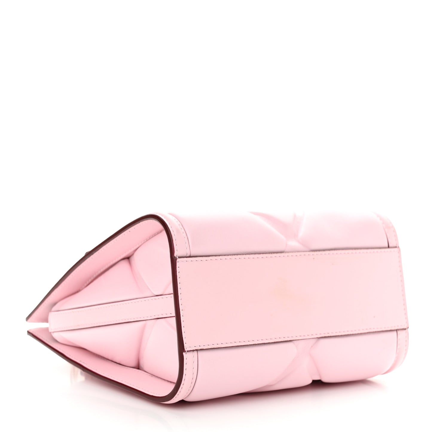 ALEXANDER MCQUEEN Calfskin Quilted The Short Story Shoulder Bag Pink