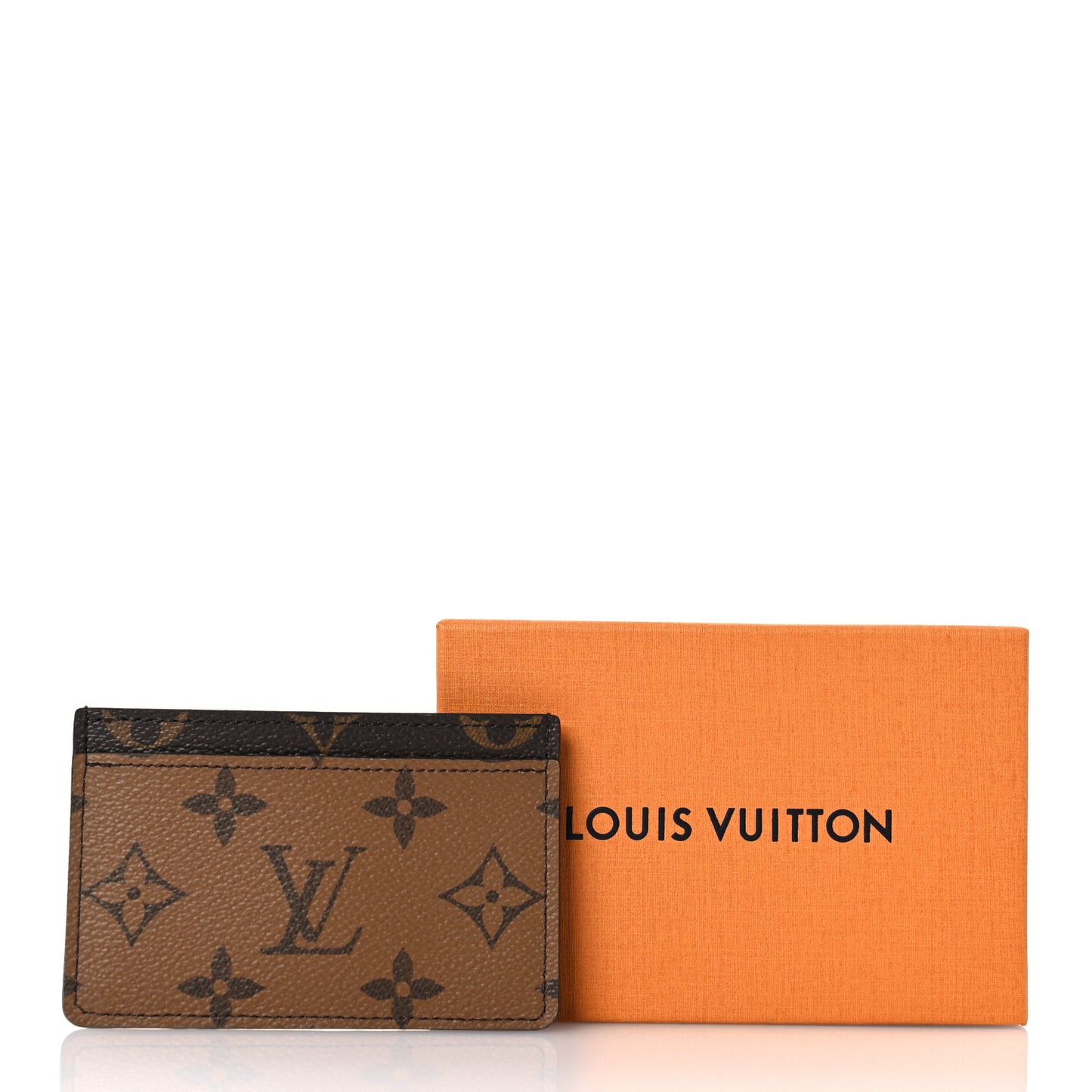 Reverse Monogram Card Holder