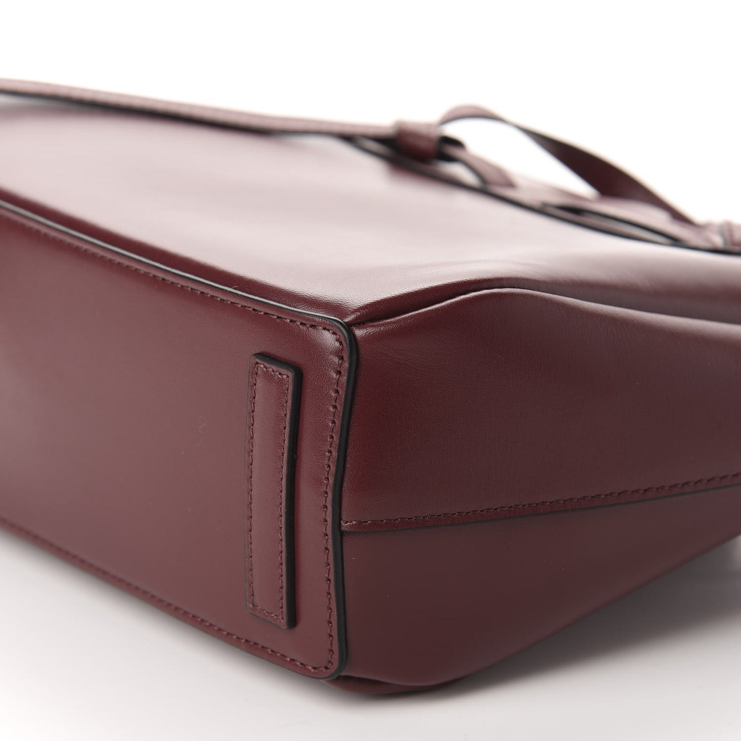 Boxcalf Lazo Tote Burgundy