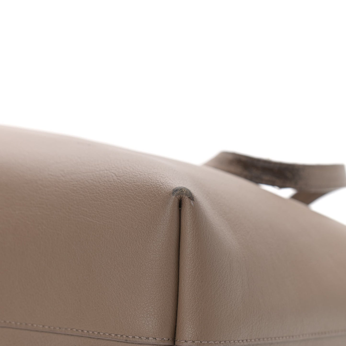 Calfskin Large Shopping Tote Taupe
