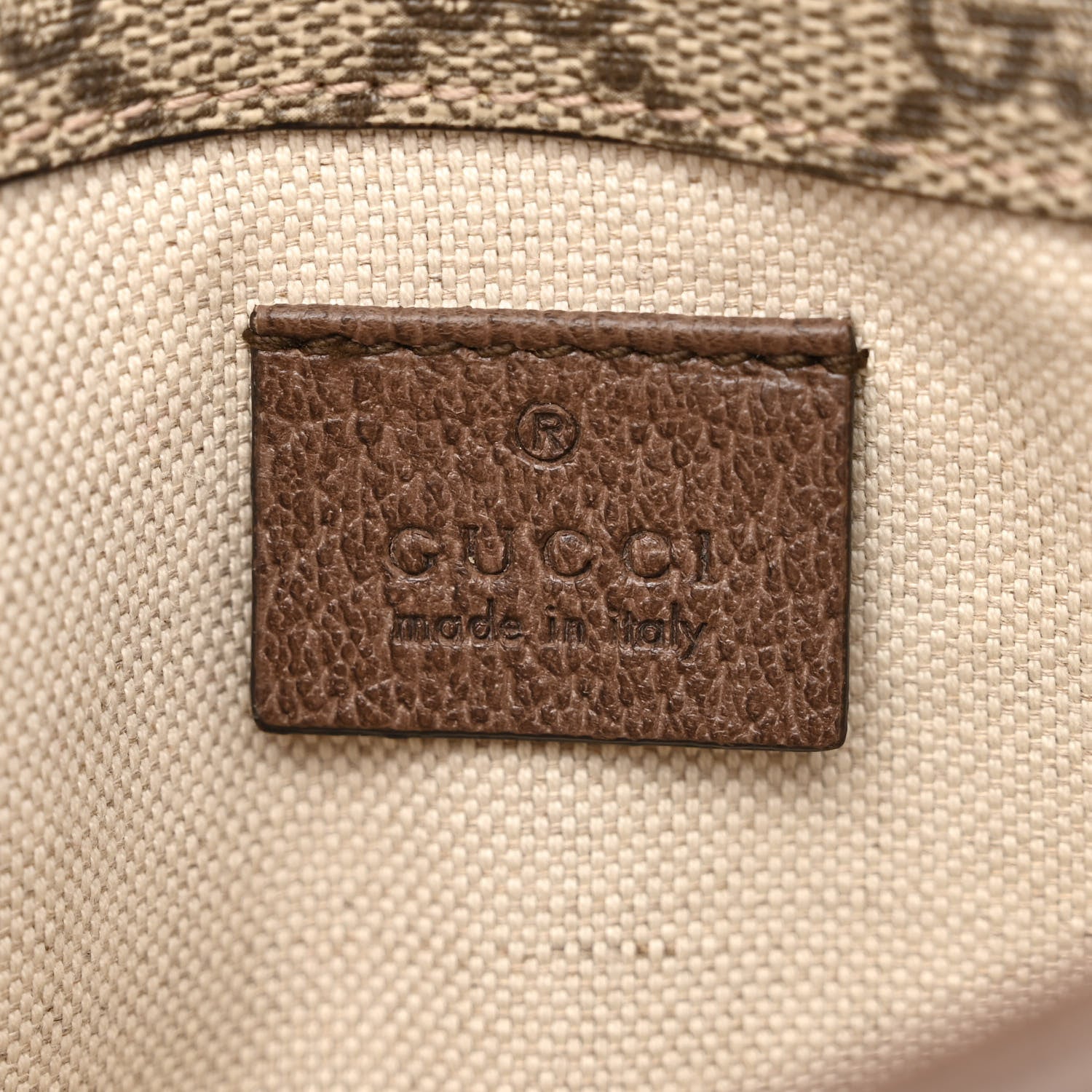Gucci GG Supreme Monogram Neo Vintage Web Belt Bag Brown 6 of 10