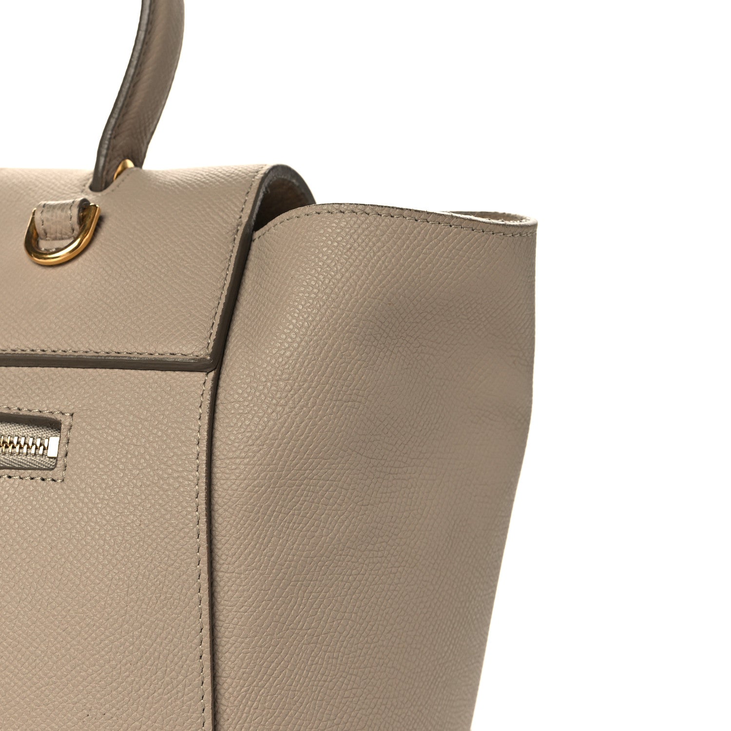 Celine Grained Calfskin Mini Belt Bag Dune 7 of 8