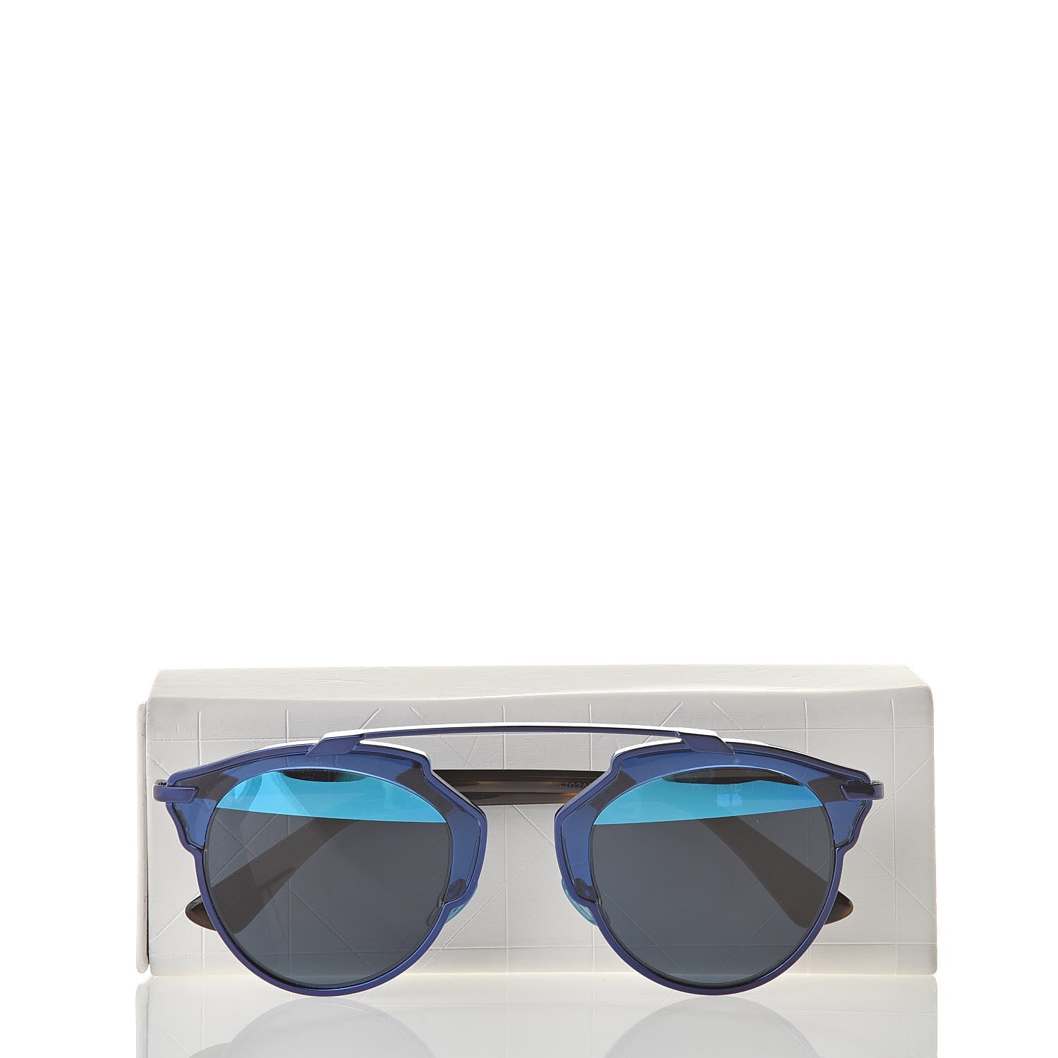 Christian Dior So Real Sunglasses Blue Havana 8 of 8