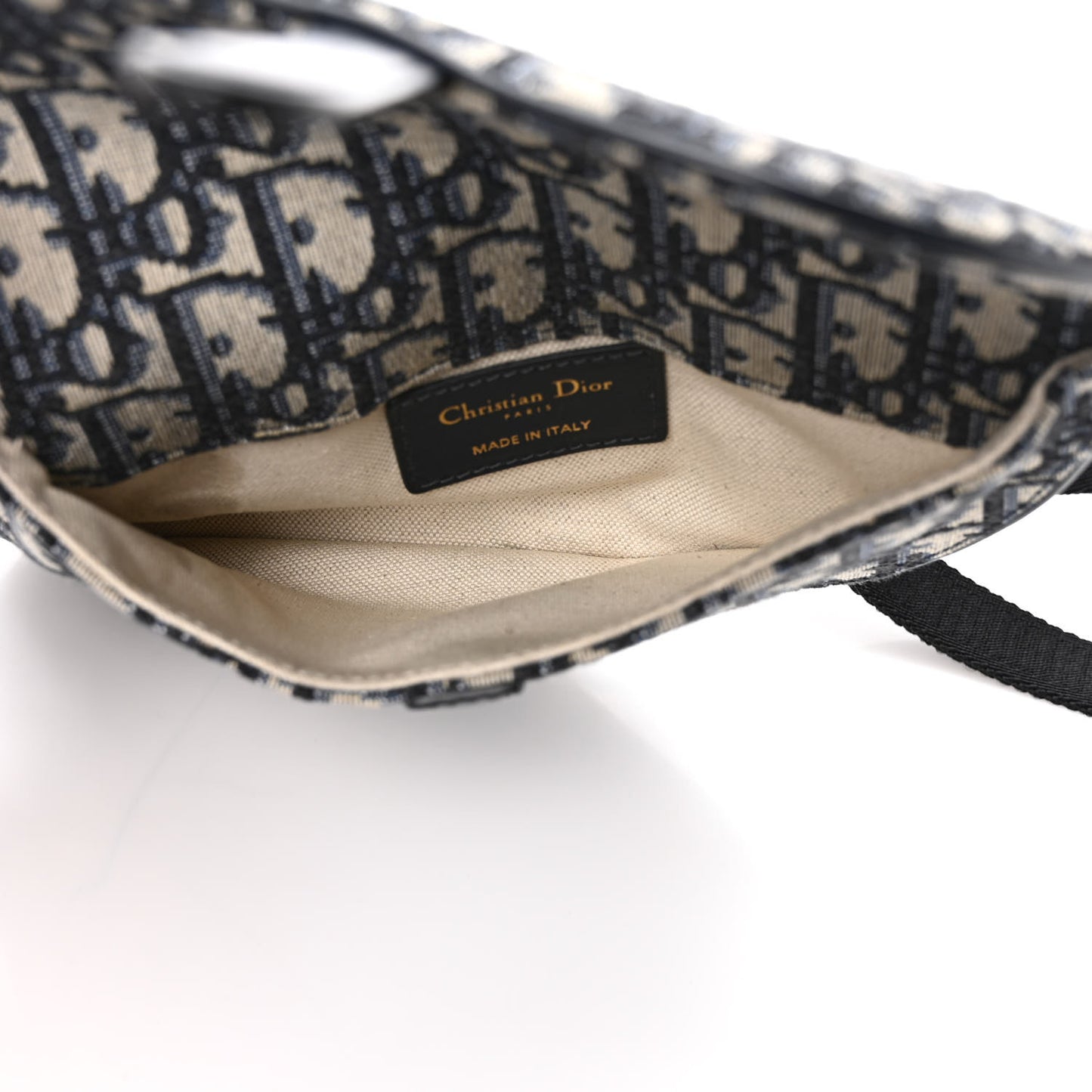 Oblique Saddle Belt Pouch Blue