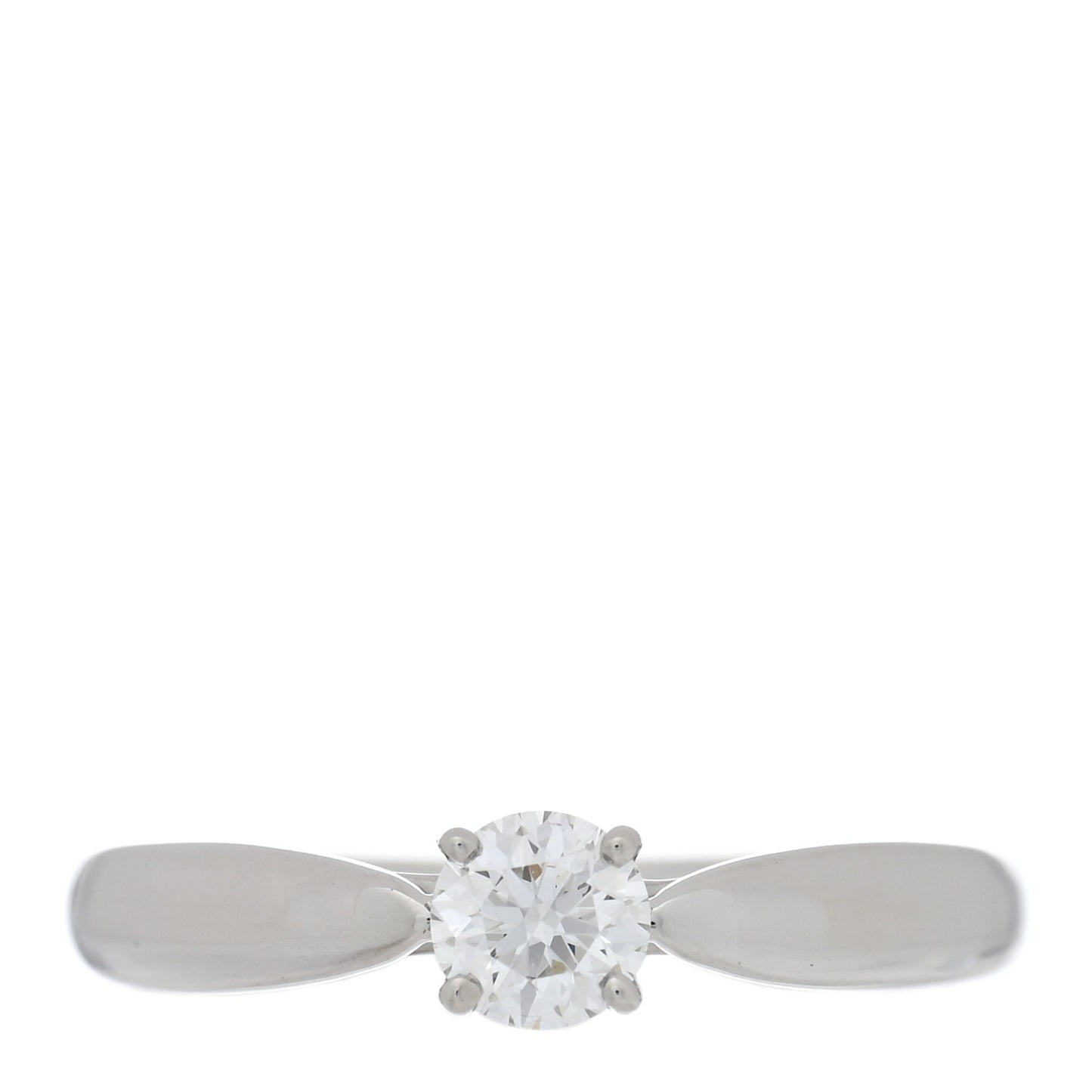 Platinum Diamond .24ct Harmony Solitaire Engagement Ring 48 4.5