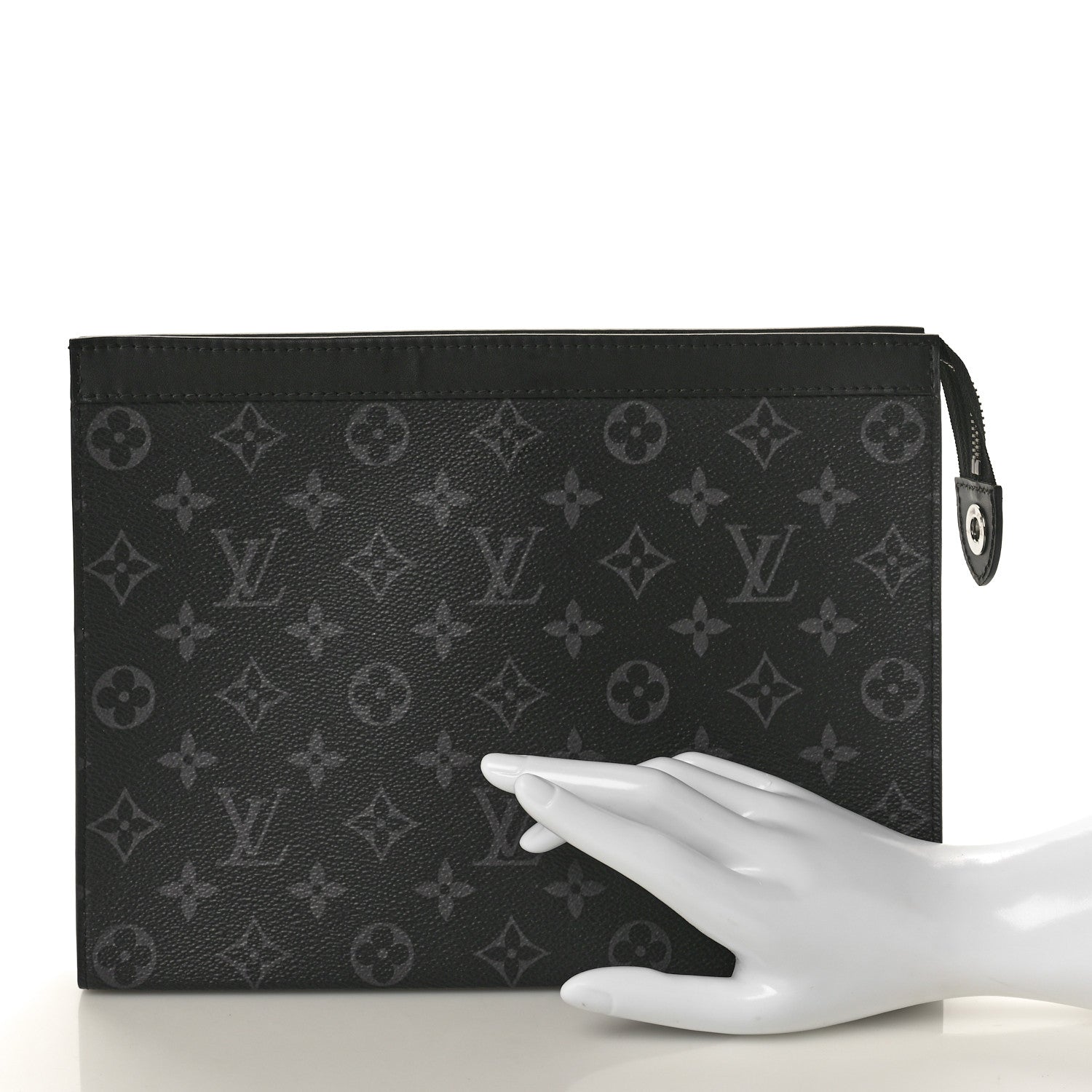 Louis Vuitton Monogram Eclipse Pochette Voyage MM 2 of 7