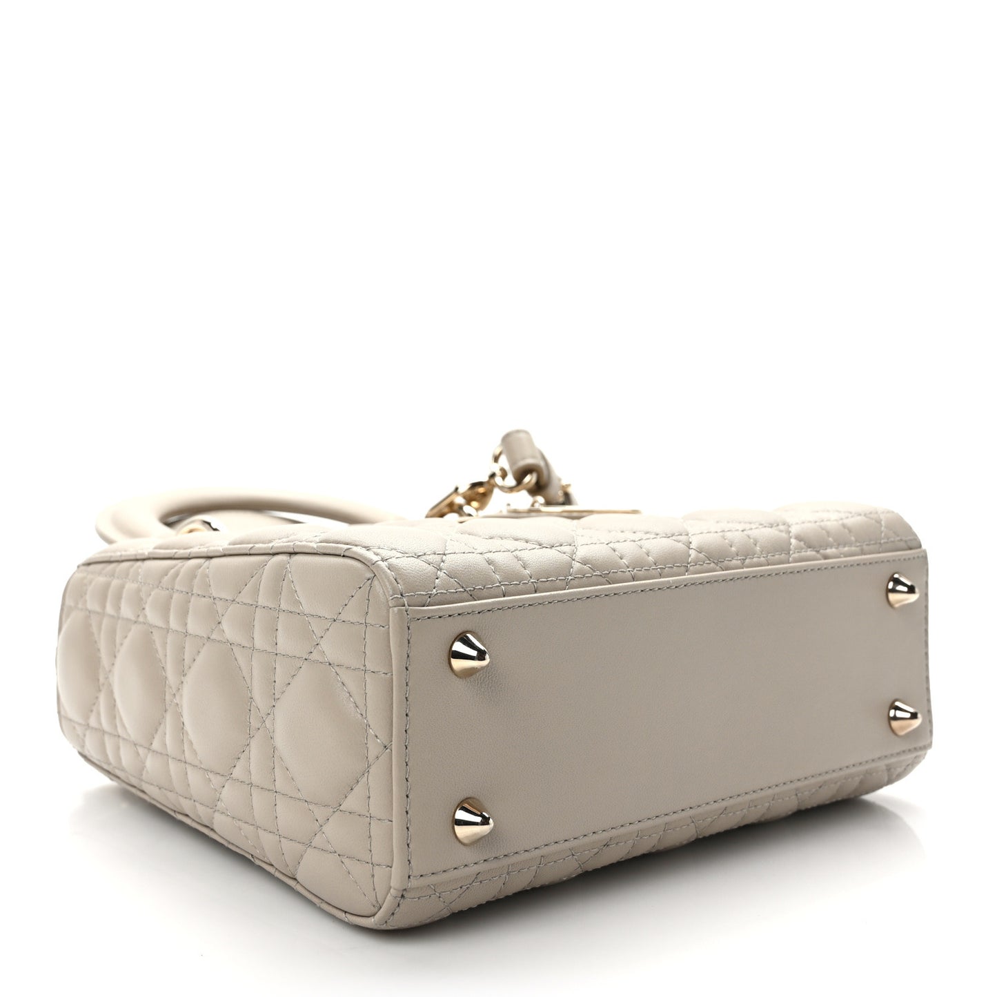 Calfskin Cannage Small My ABCDior Lady Dior Beige