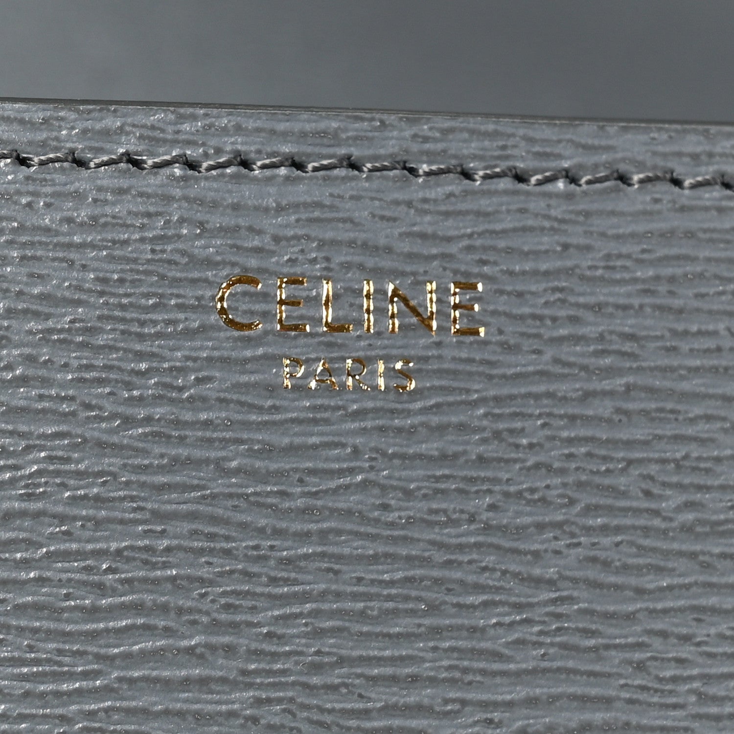 Celine Liege Calfskin Small Classic Box Flap Bag Medium Grey 6 of 9