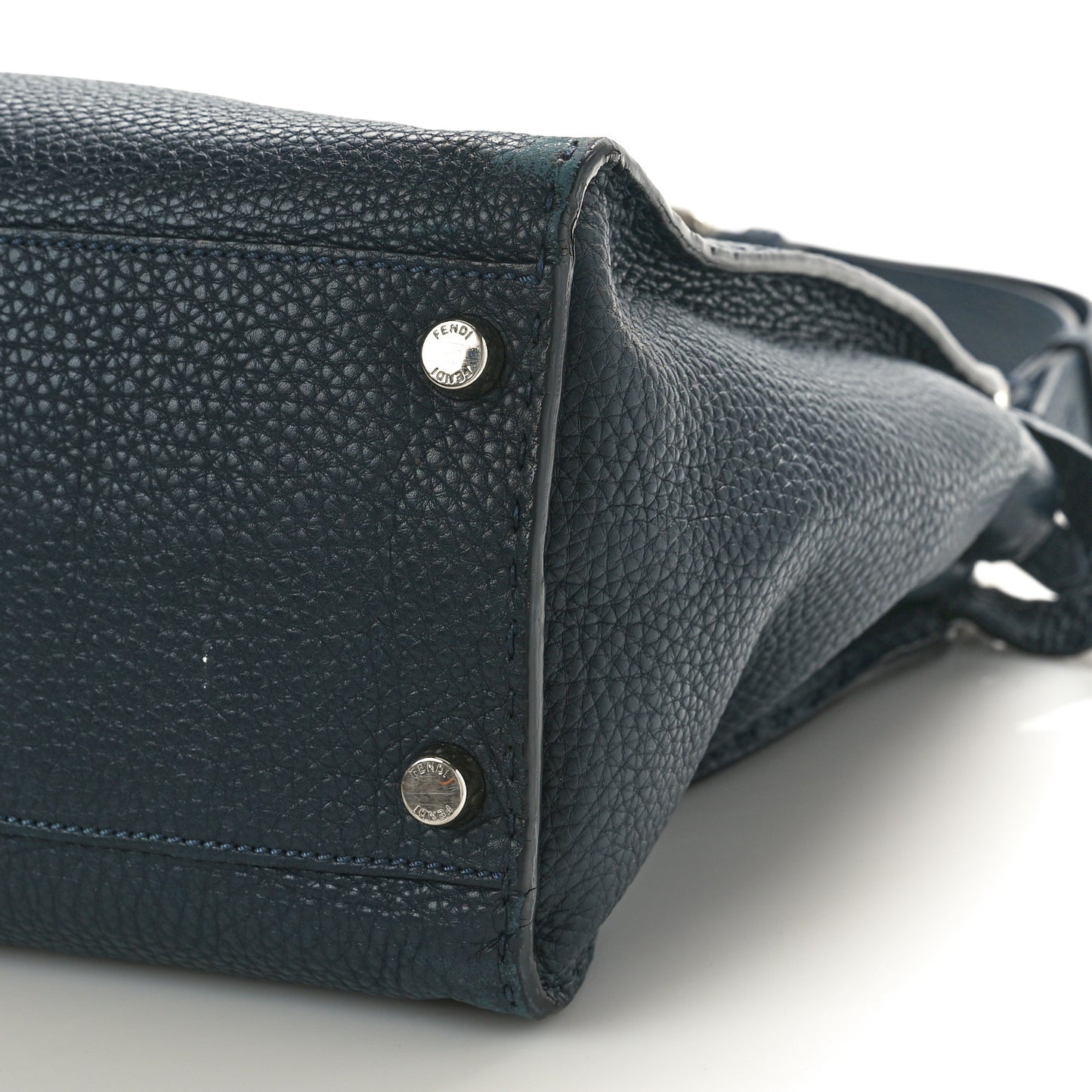 Cuoio Romano Selleria Bi-Color Large Mens Peekaboo Iconic Essential Satchel Lavagna Black