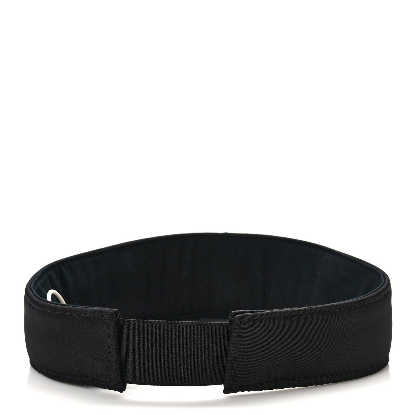 Re-Nylon Metal Triangle Logo Mens Visor L Black