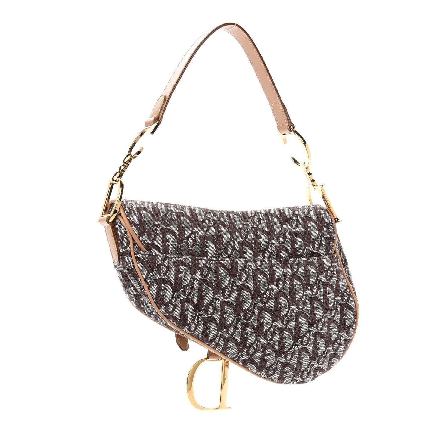 Monogram Saddle Bag Brown