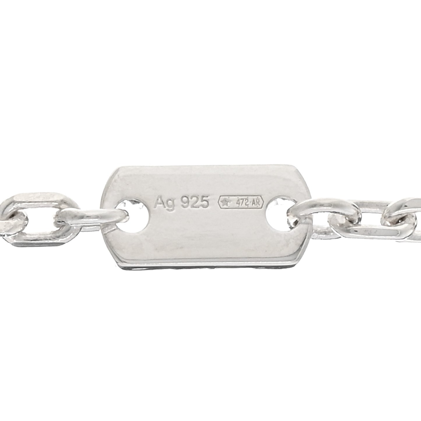 Sterling Silver Trademark Charm Necklace