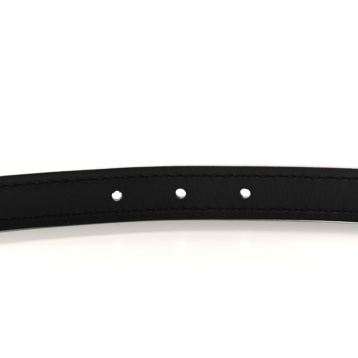 Epsom Swift Gourmette Equestre 13mm Belt 85 Etoupe Black