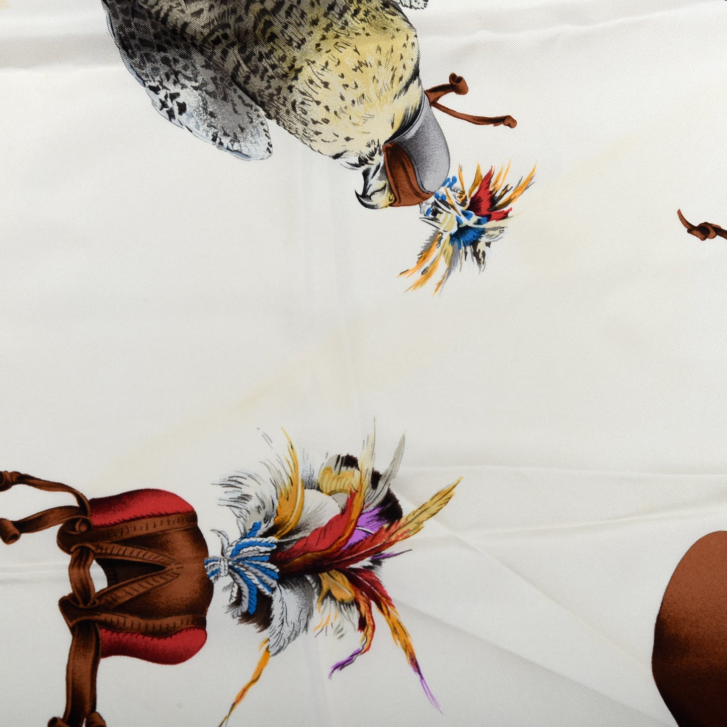 Silk Chasse A Vol Scarf 90