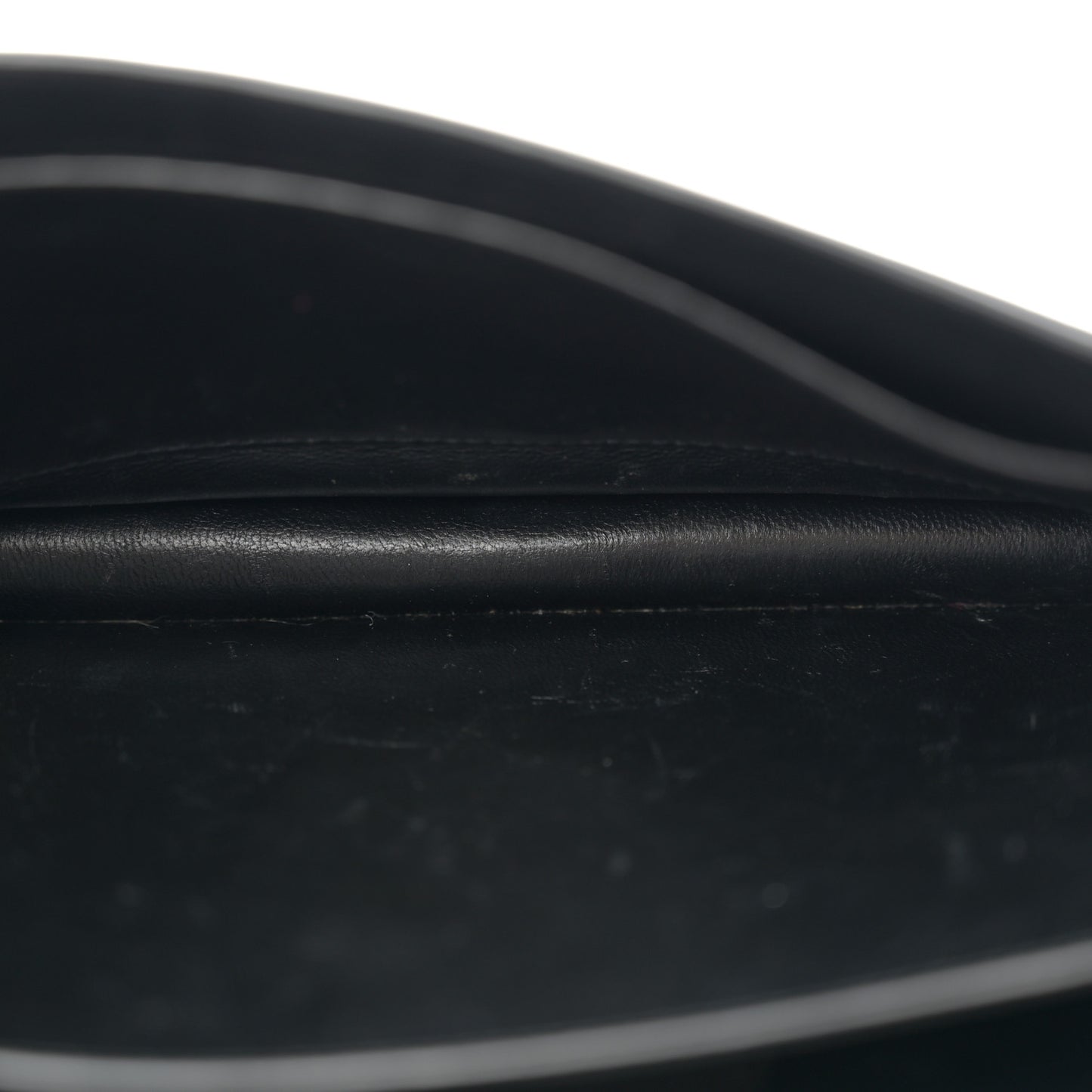 Grain De Poudre Monogram Cassandra Clasp Bag Black