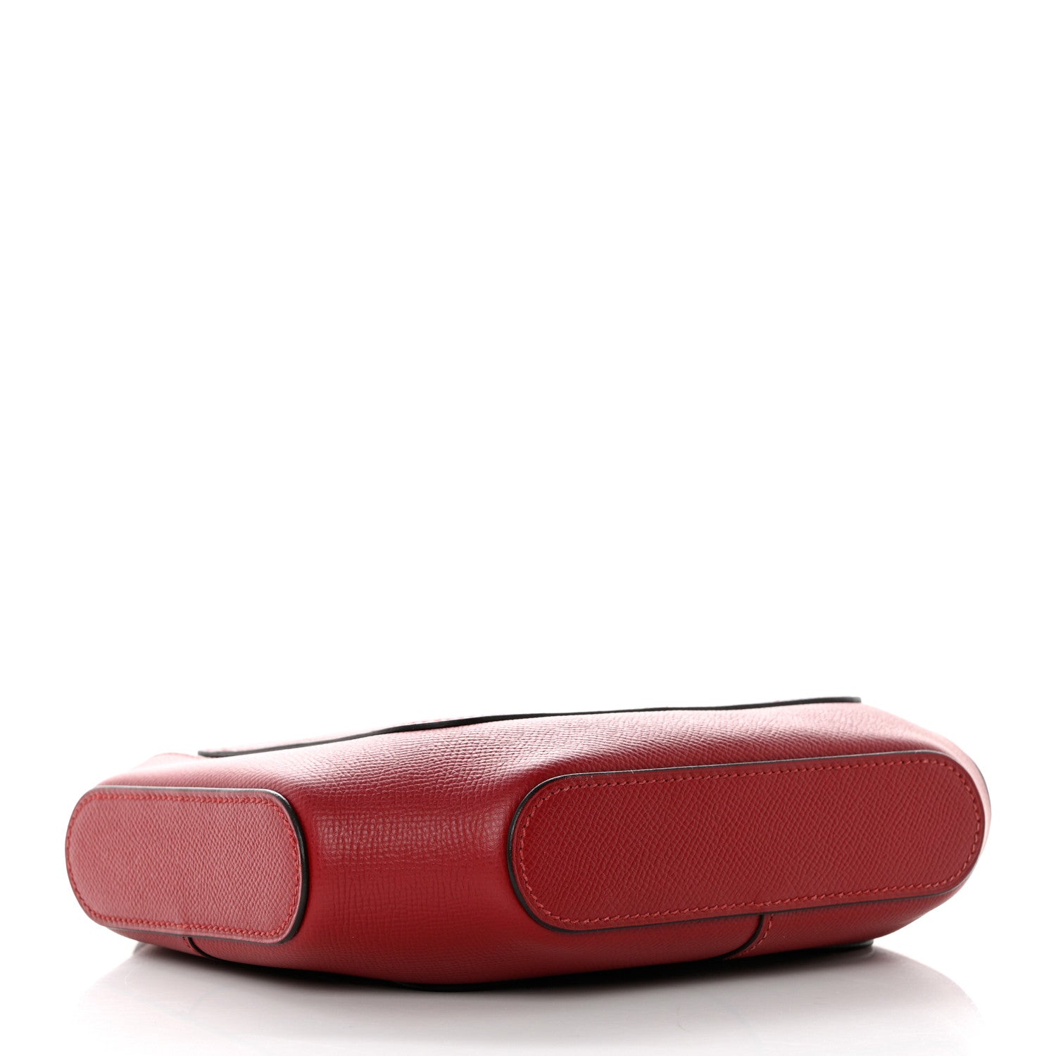 Hermes Epsom Octogone Clutch Rouge Grenat 4 of 9