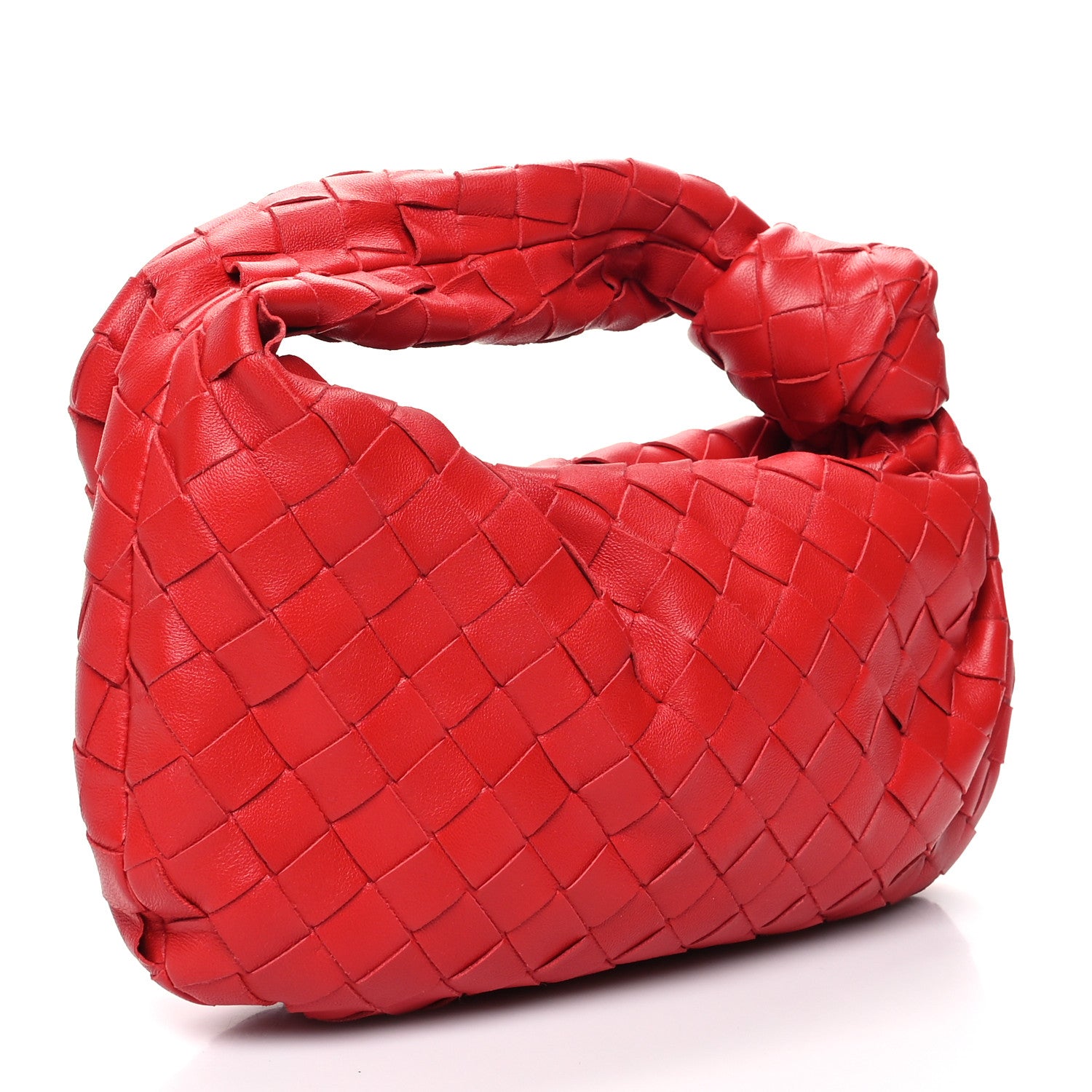 Bottega Veneta Nappa Intrecciato Mini Jodie Red 3 of 11