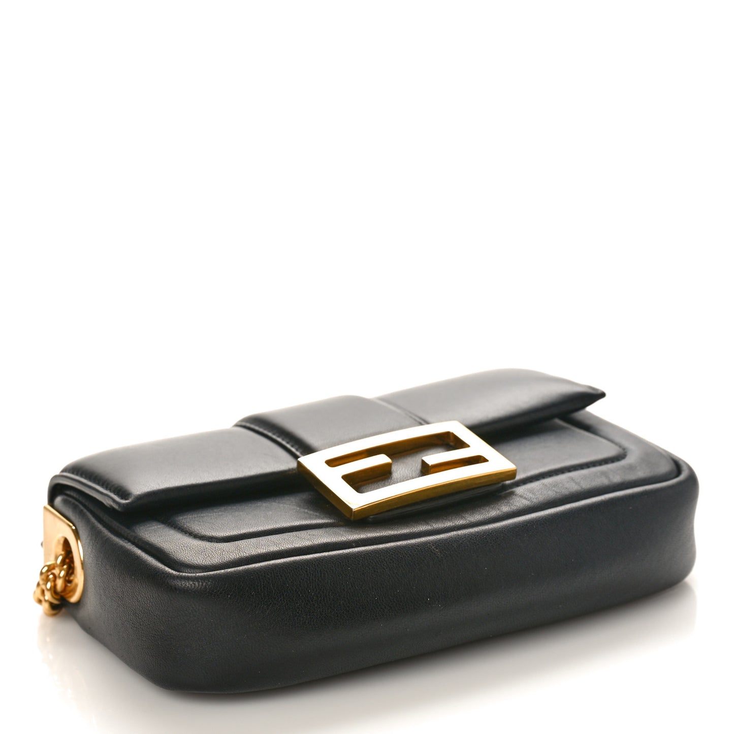 Nappa Apolo Mini Chain Baguette Black