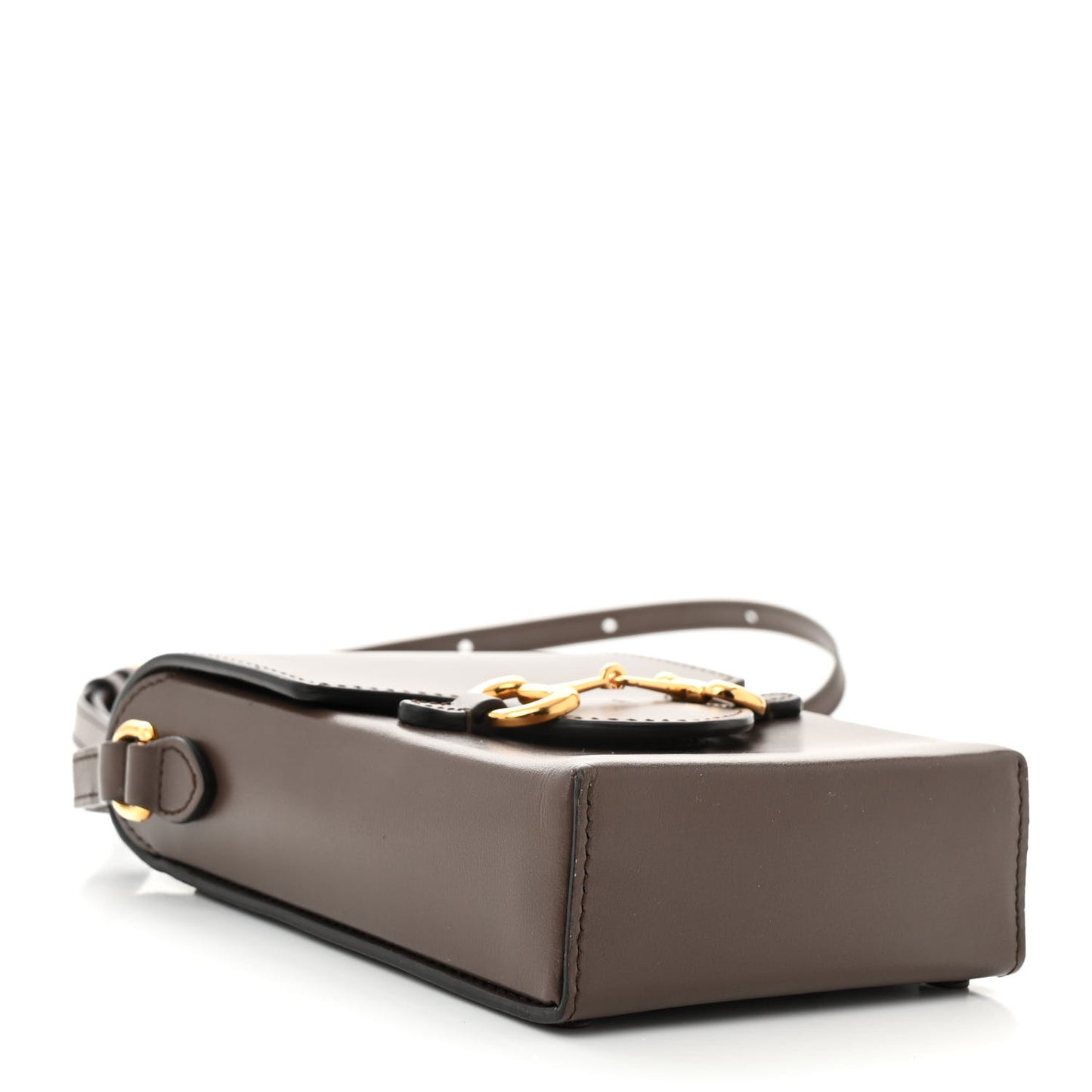 Boarded Plutone Calfskin Mini Horsebit 1955 Crossbody Bag New Acero