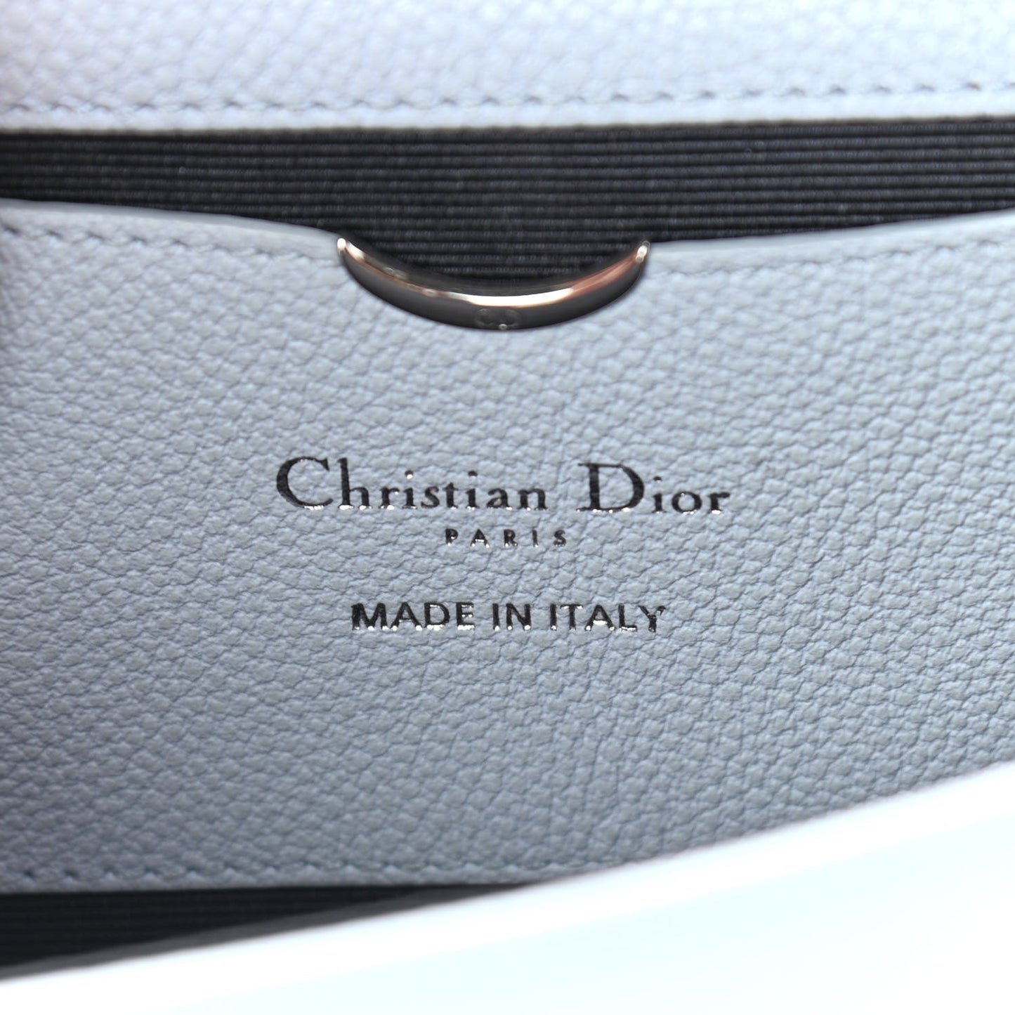 Calfskin Large Diorama Croisiere Chain Wallet Light Blue