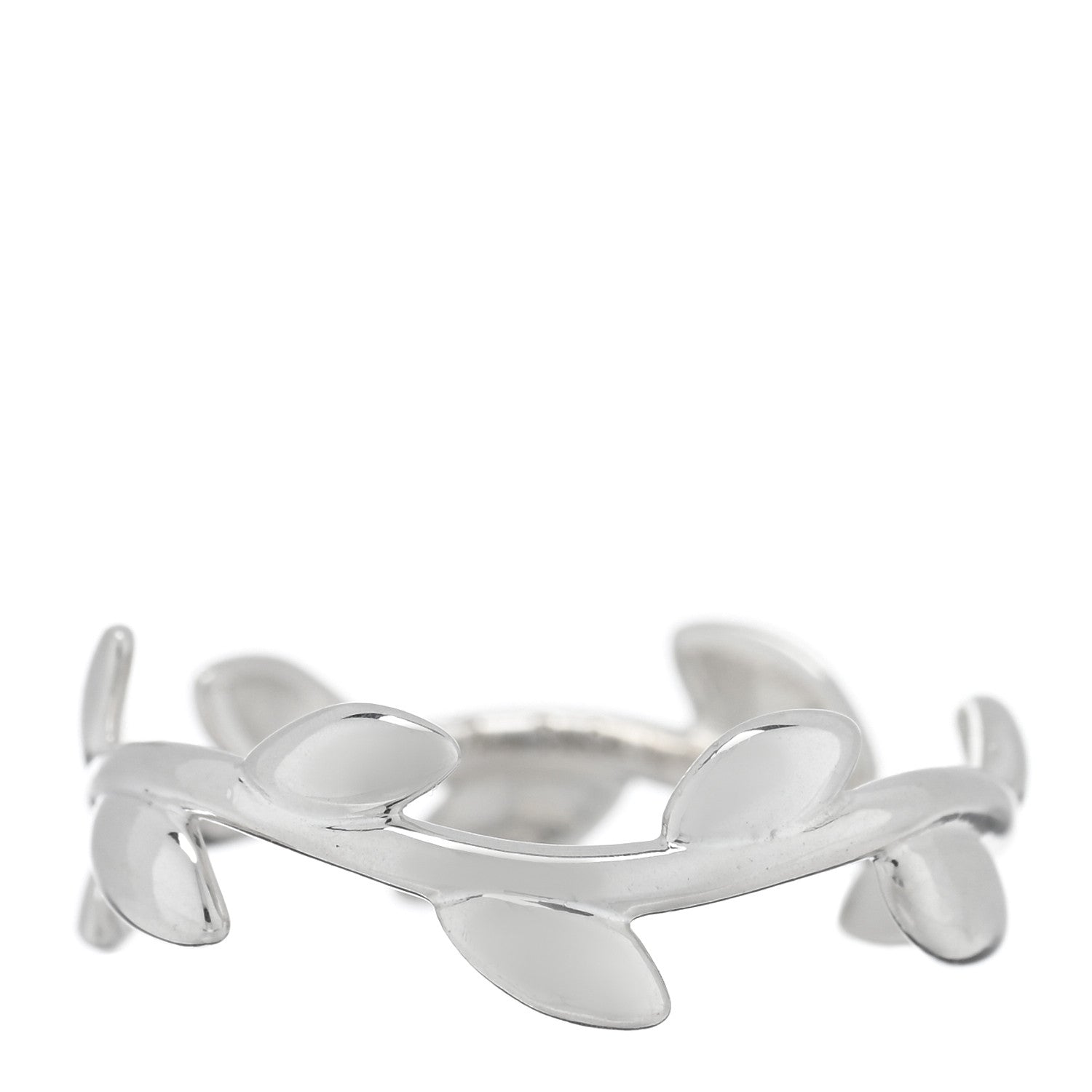 Tiffany Sterling Silver Paloma Picasso Narrow Olive Leaf Band Ring