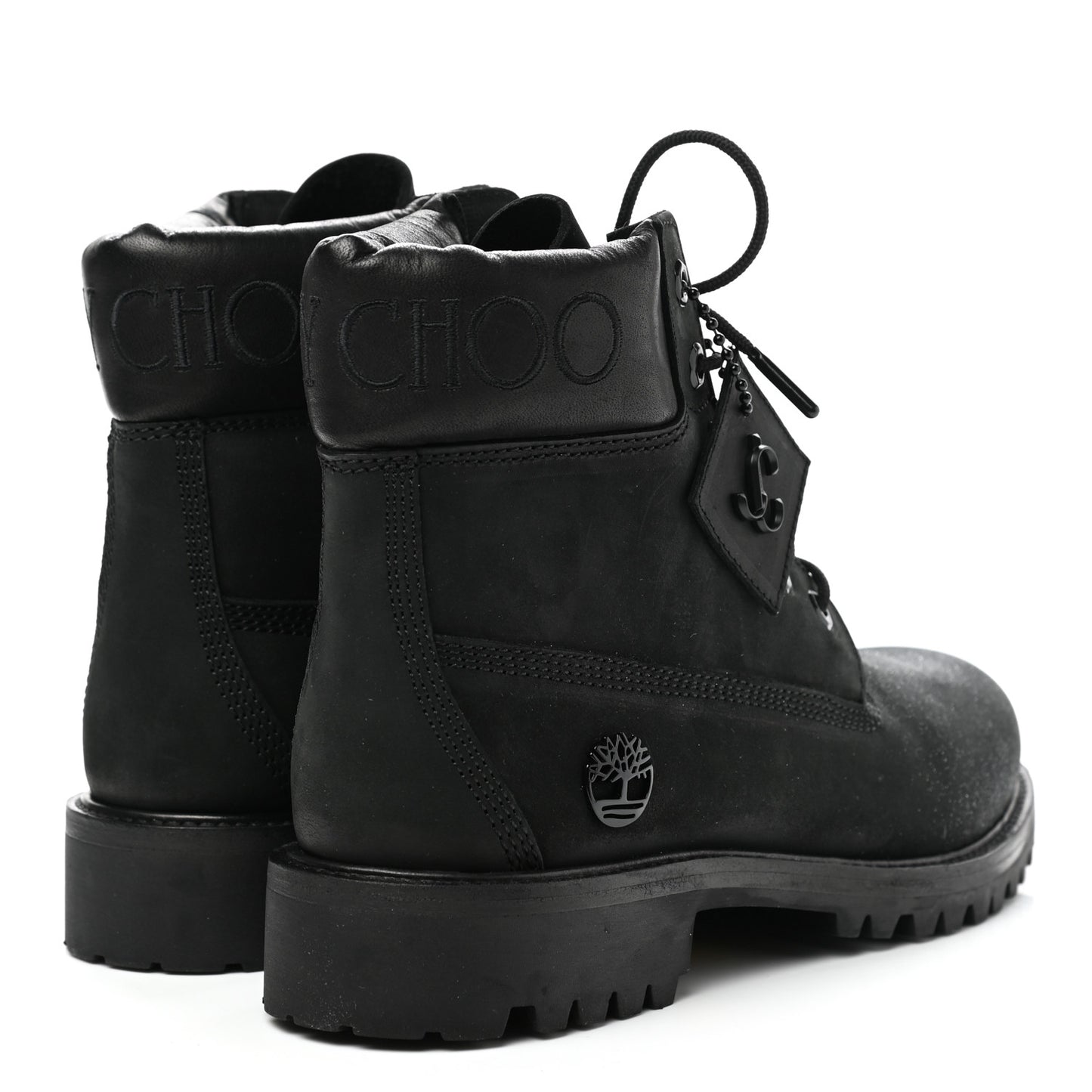 X TIMBERLAND Nubuck Glitter Womens Ankle Boots 39.5 Black Gunmetal