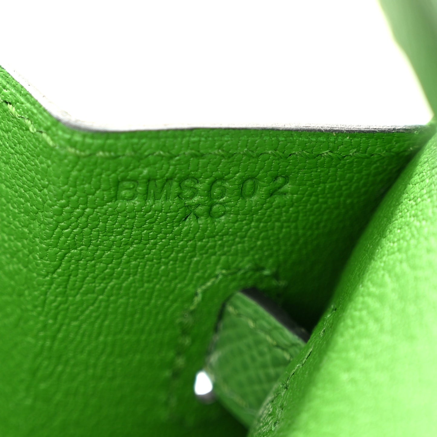Epsom Birkin Sellier 25 Vert Yucca