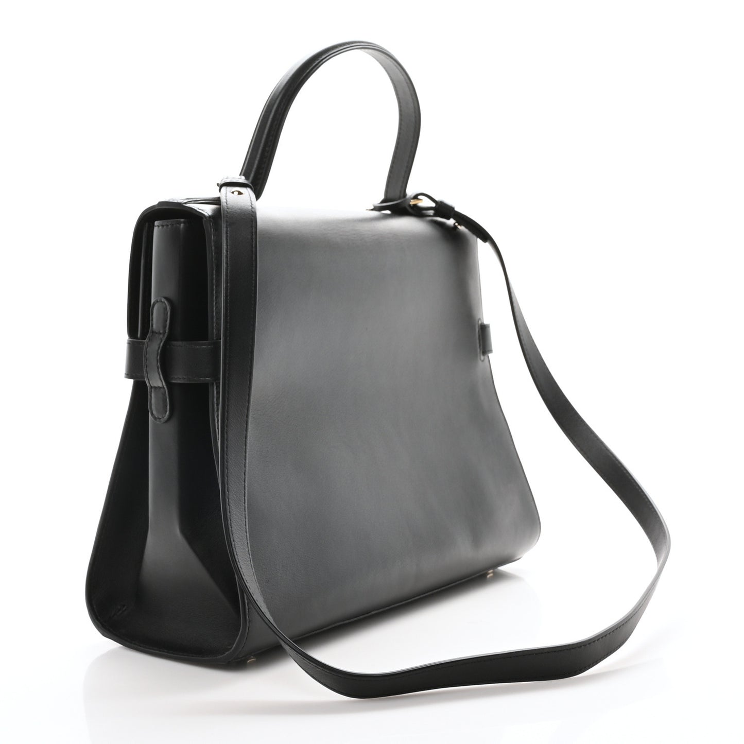 Smooth Calfskin GM Tempete Satchel Black